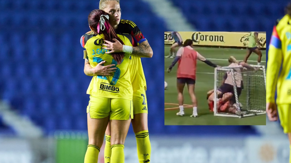 La jugada que pudo acabar en trágica lesión en el América Femenil