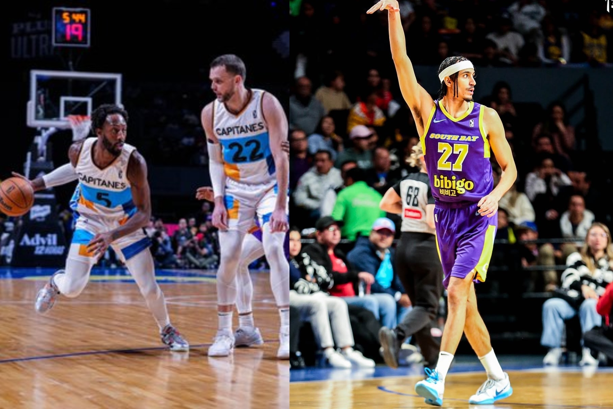 Capitanes CDMX vs South Bay Lakers X @CapitanesCDMX/ IG @southbaylakers