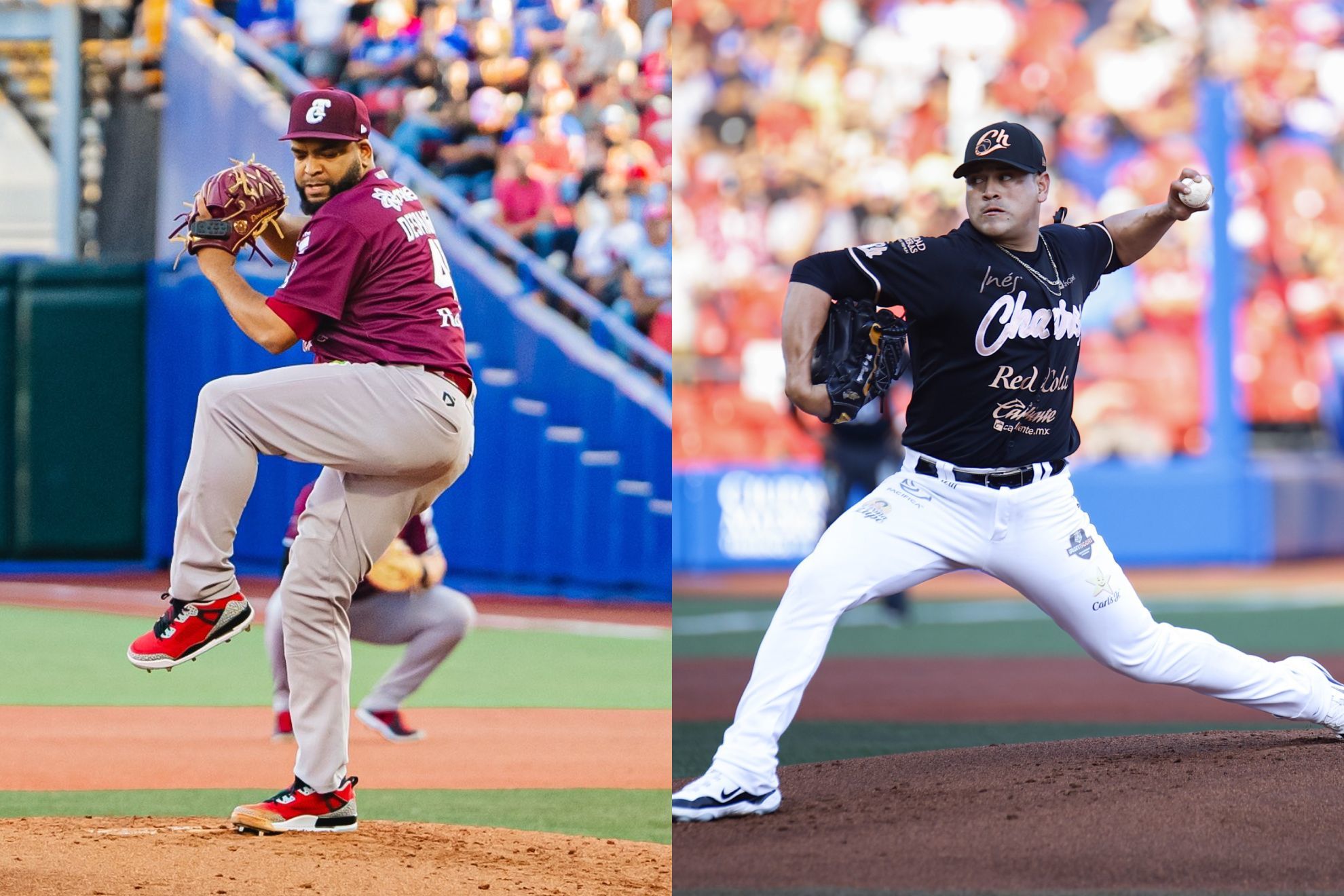 Tomateros e Culiacán vs Charros de Jalisco X @clubtomateros - @charrosbeisbol