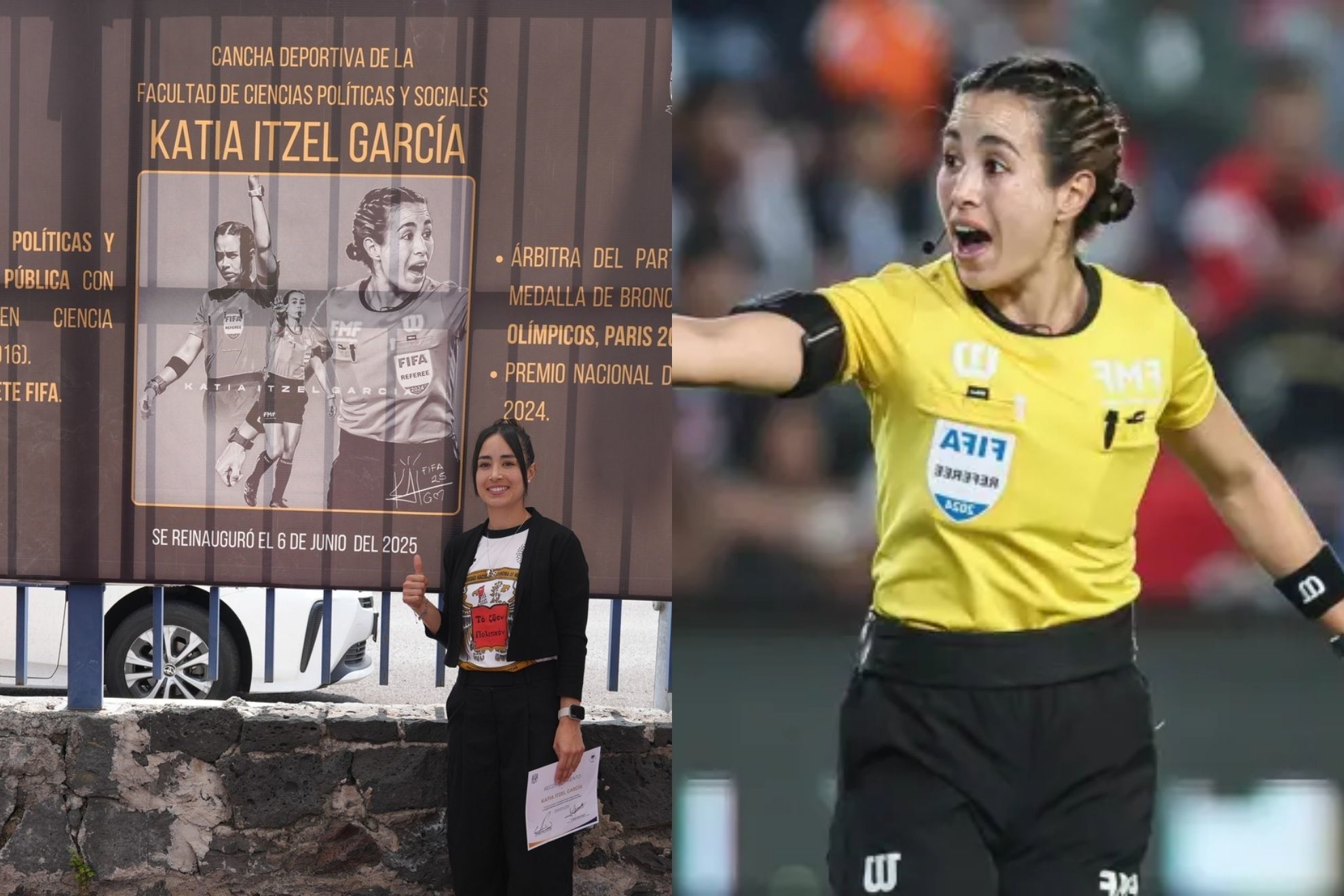 Katia Itzel García es honrada por la UNAM tras histórica participación en Copa Oro / ESPECIAL