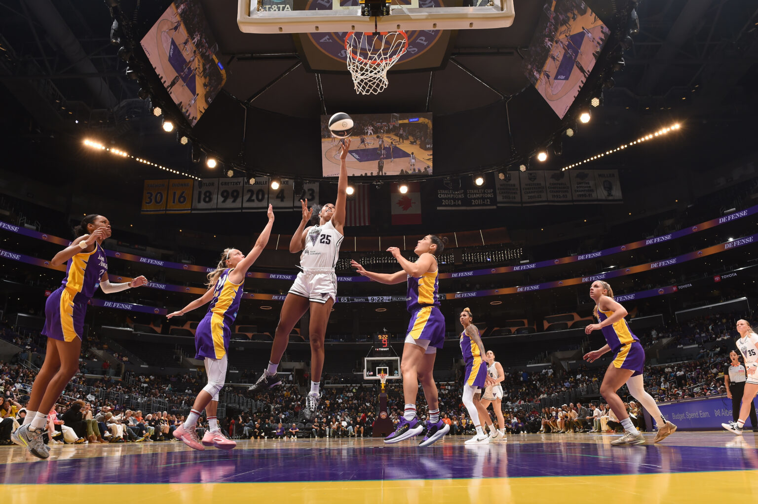 Imagen de archivo de un partido de la WNBA GETTY IMAGES