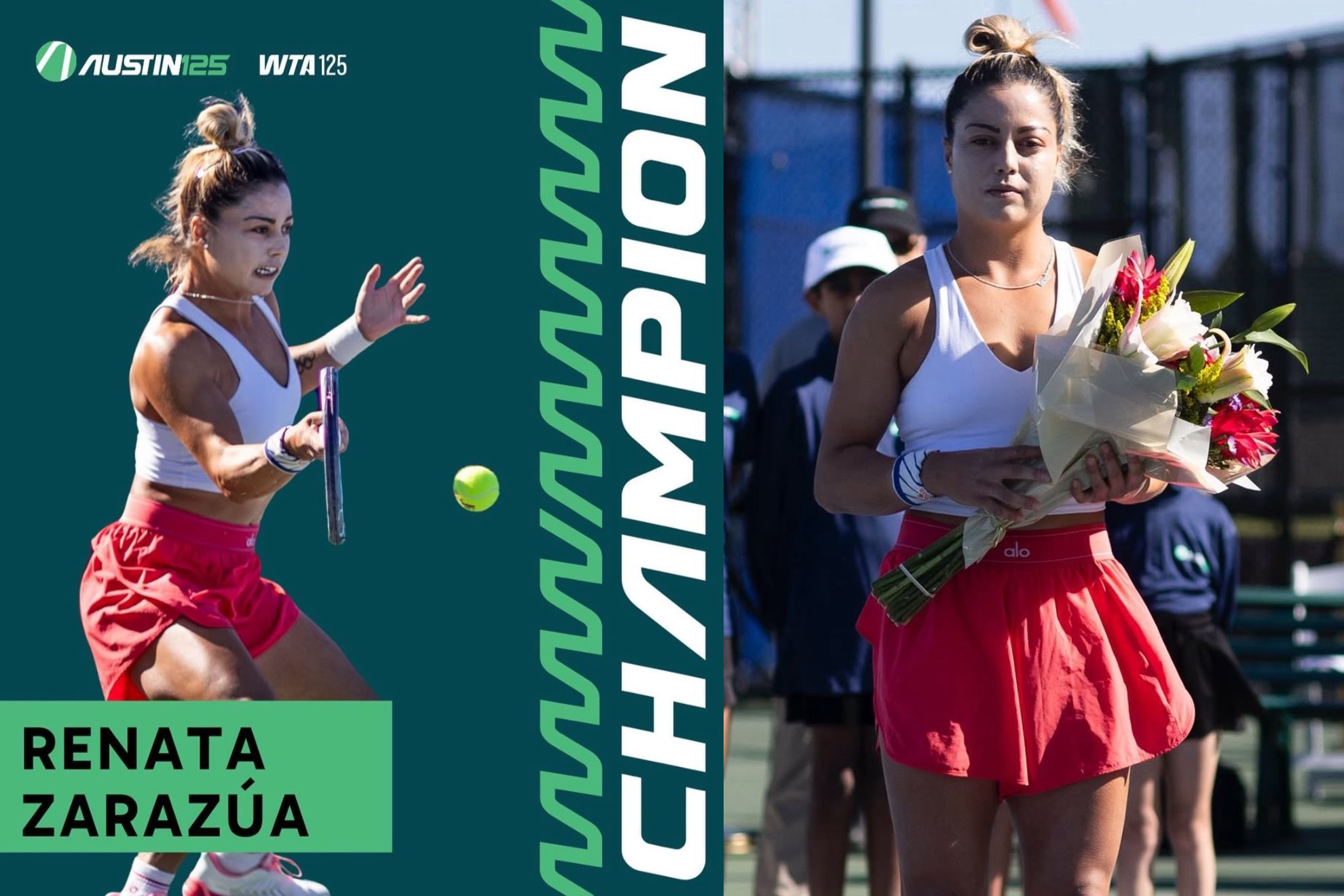 Renata Zarazúa es campeona en Austin /ESPECIAL