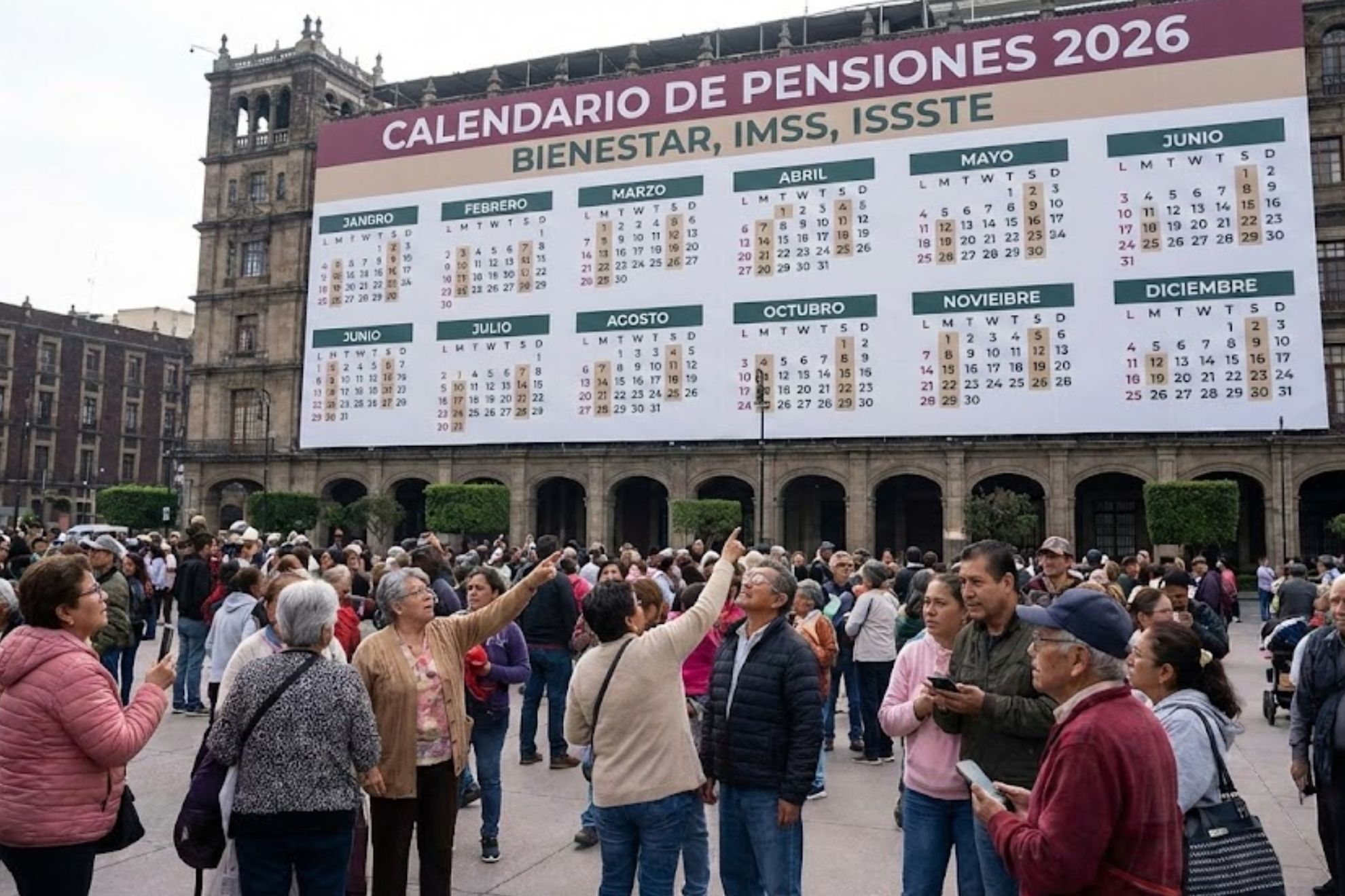 Calendario de pensiones 2026: fechas de pago del Bienestar, IMSS e ...