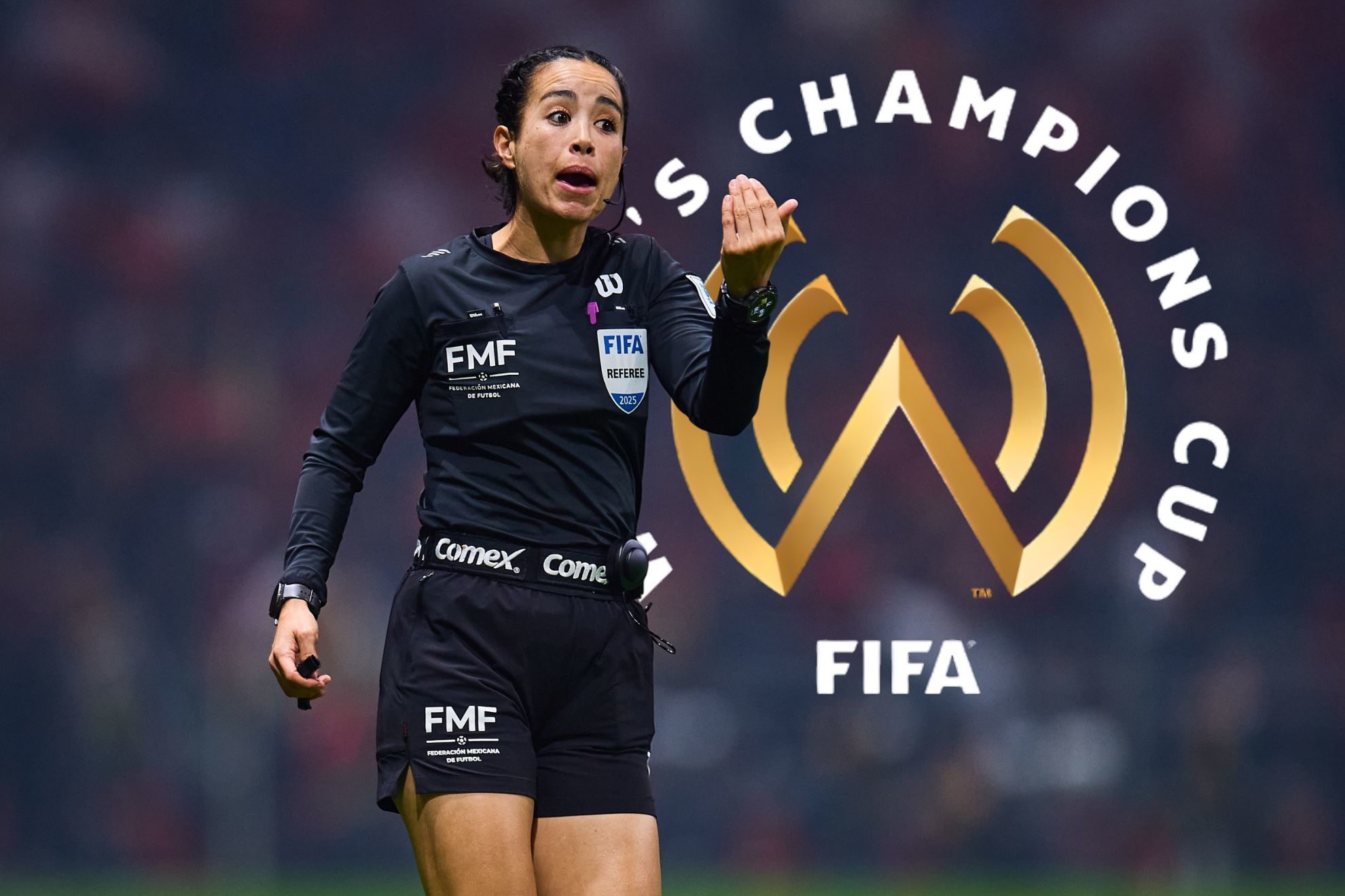 Katia Itzel García, designada para la histórica Final entre Arsenal y Corinthians junto a su terna mexicana / ESPECIAL MEXSPORT