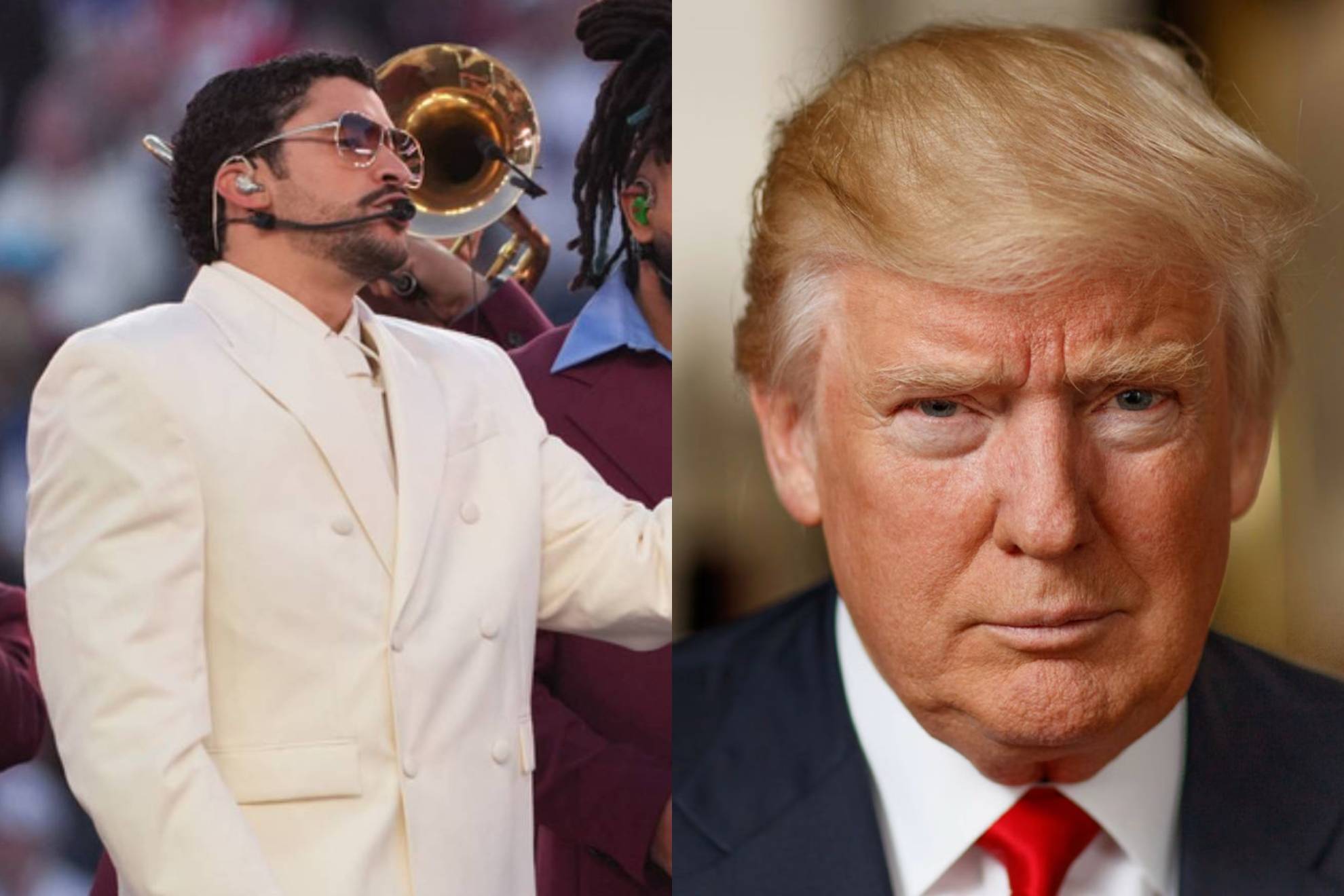 Bad Bunny / Donald Trump | LAPRESSE / Captura X
