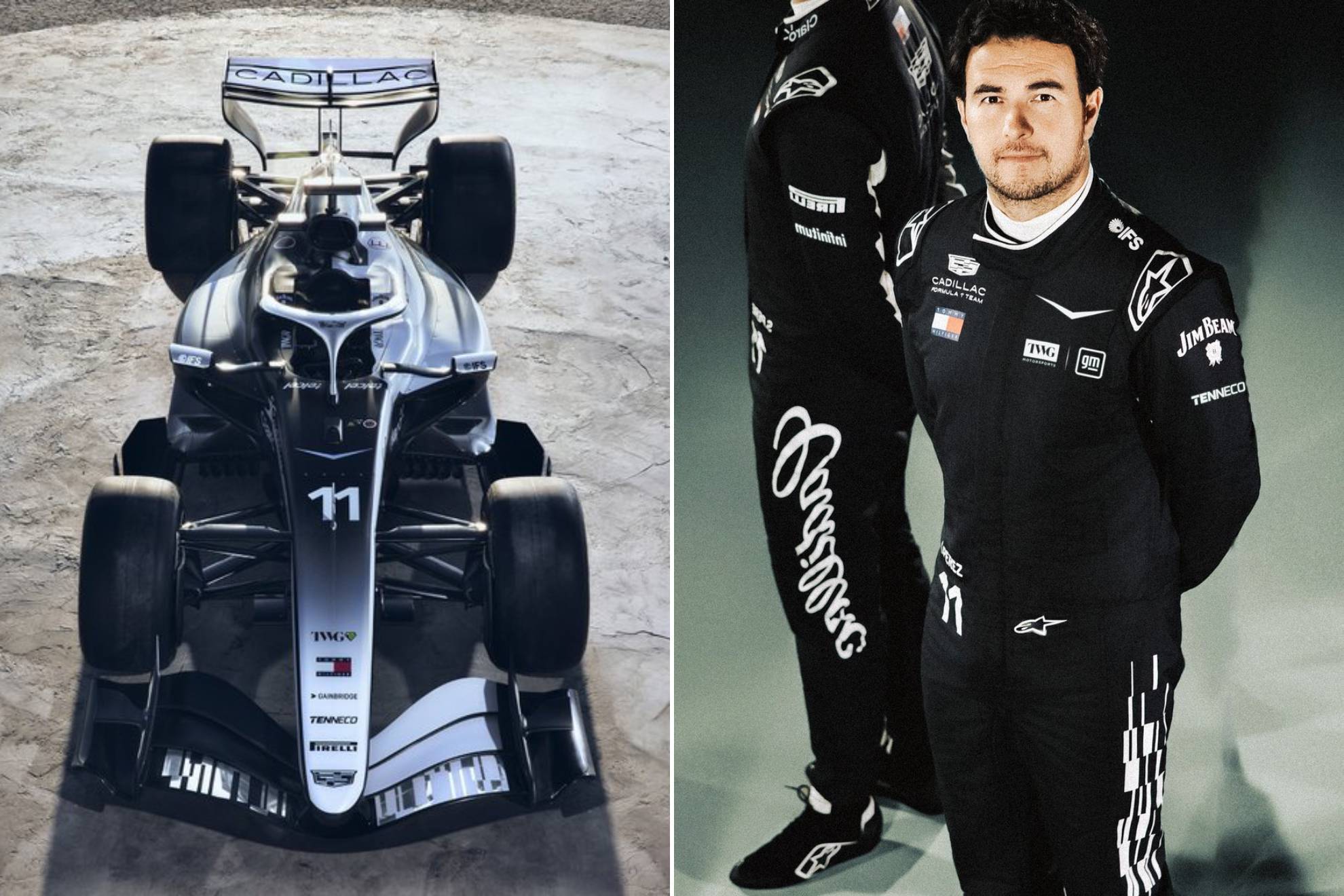 Sergio Pérez y Cadillac presentaron su auto para F1 2026 / X: Sergio Pérez