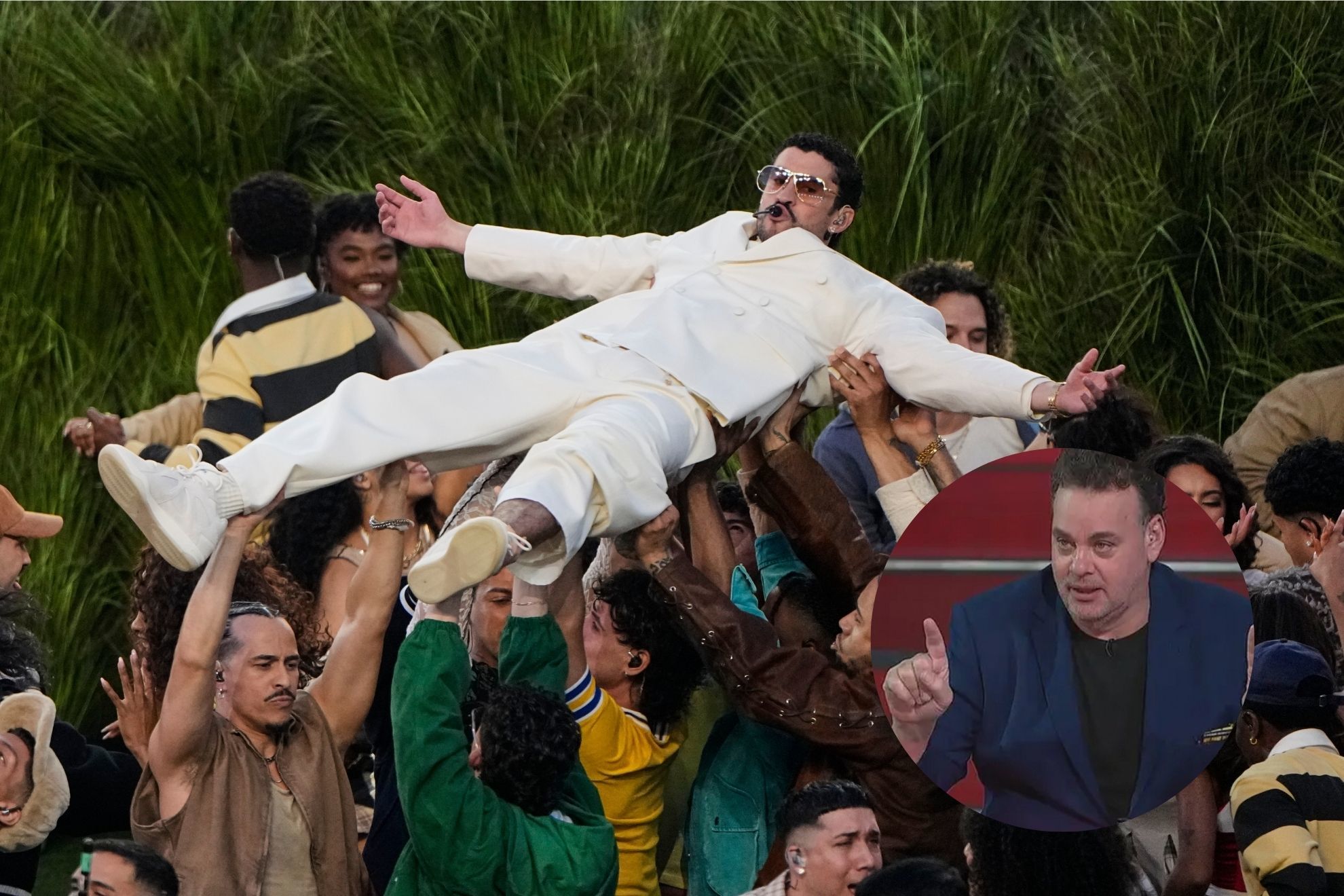 "Hay que ser un verdadero idiota": Faitelson critica a los haters del show de Bad Bunny en el Super Bowl /LAPRESSE