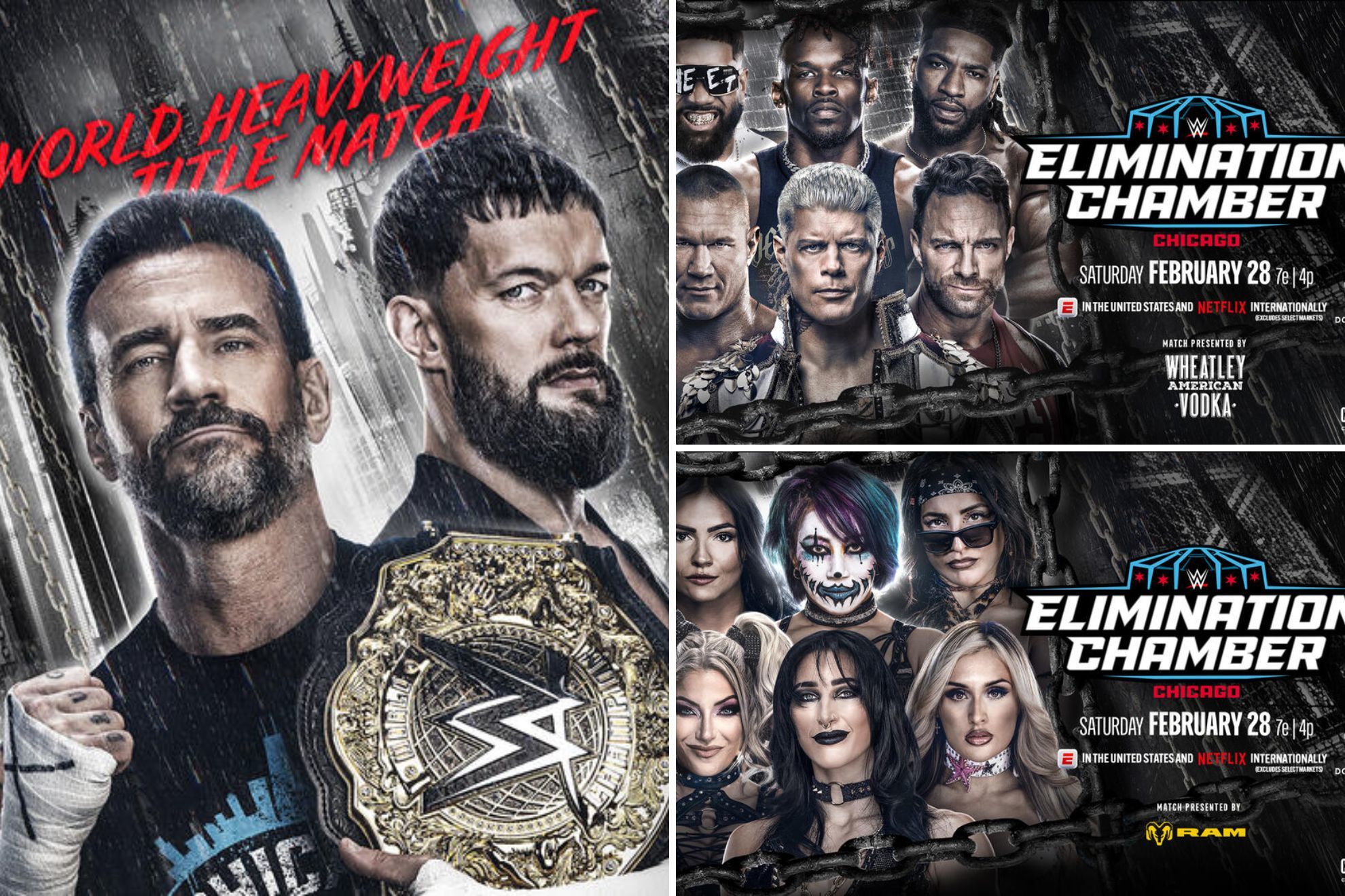 ¿Cuál es la cartelera para el WWE Elimination Chamber 2026? CM Punk, Randy Orton y toda la lista de luchadores / ESPECIAL WWE