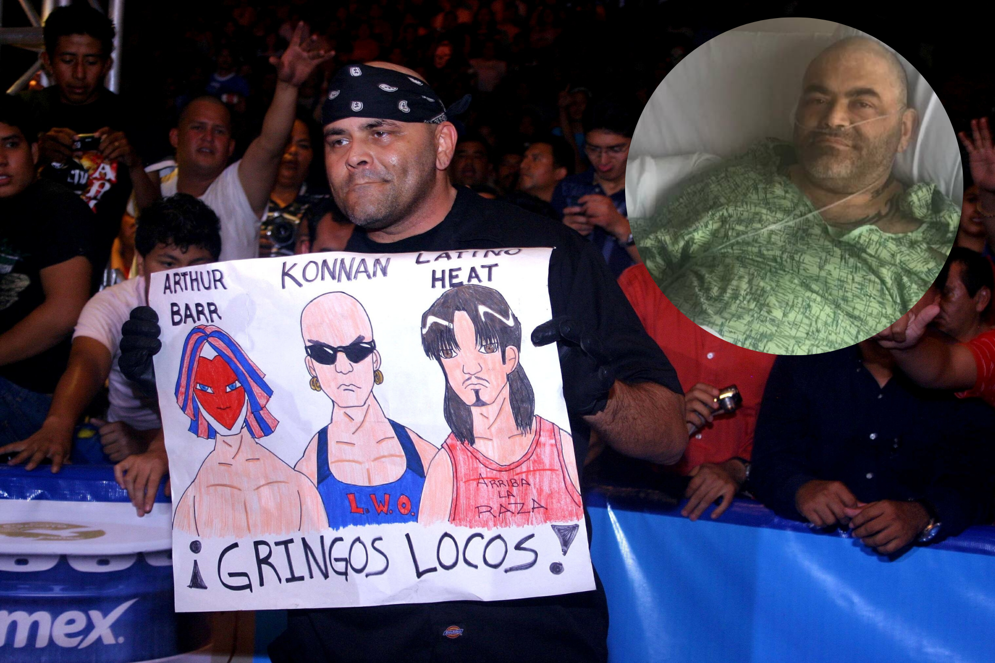 Reportan delicado a Konnan y con amputación de pierna; esto se sabe del ex Lucha Libre /ESPECIAL MEXSPORT