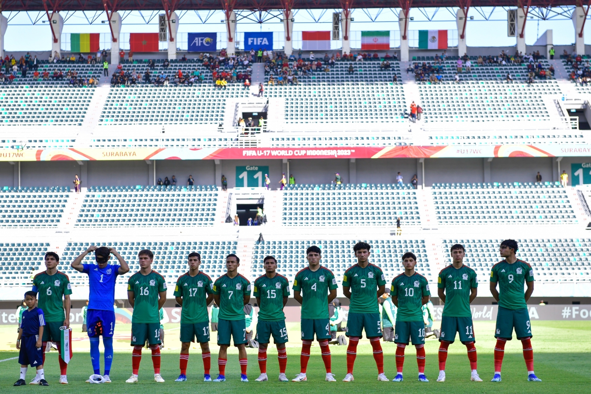 La Selección de México sub 21 en el último Mundial de Chile. MEXSPORT