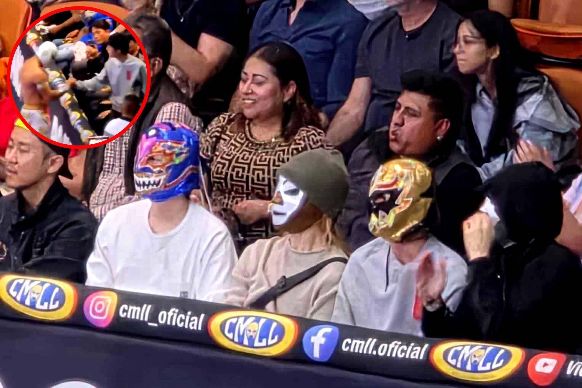 BTS en la función de Místico en la Arena México | Capturas X