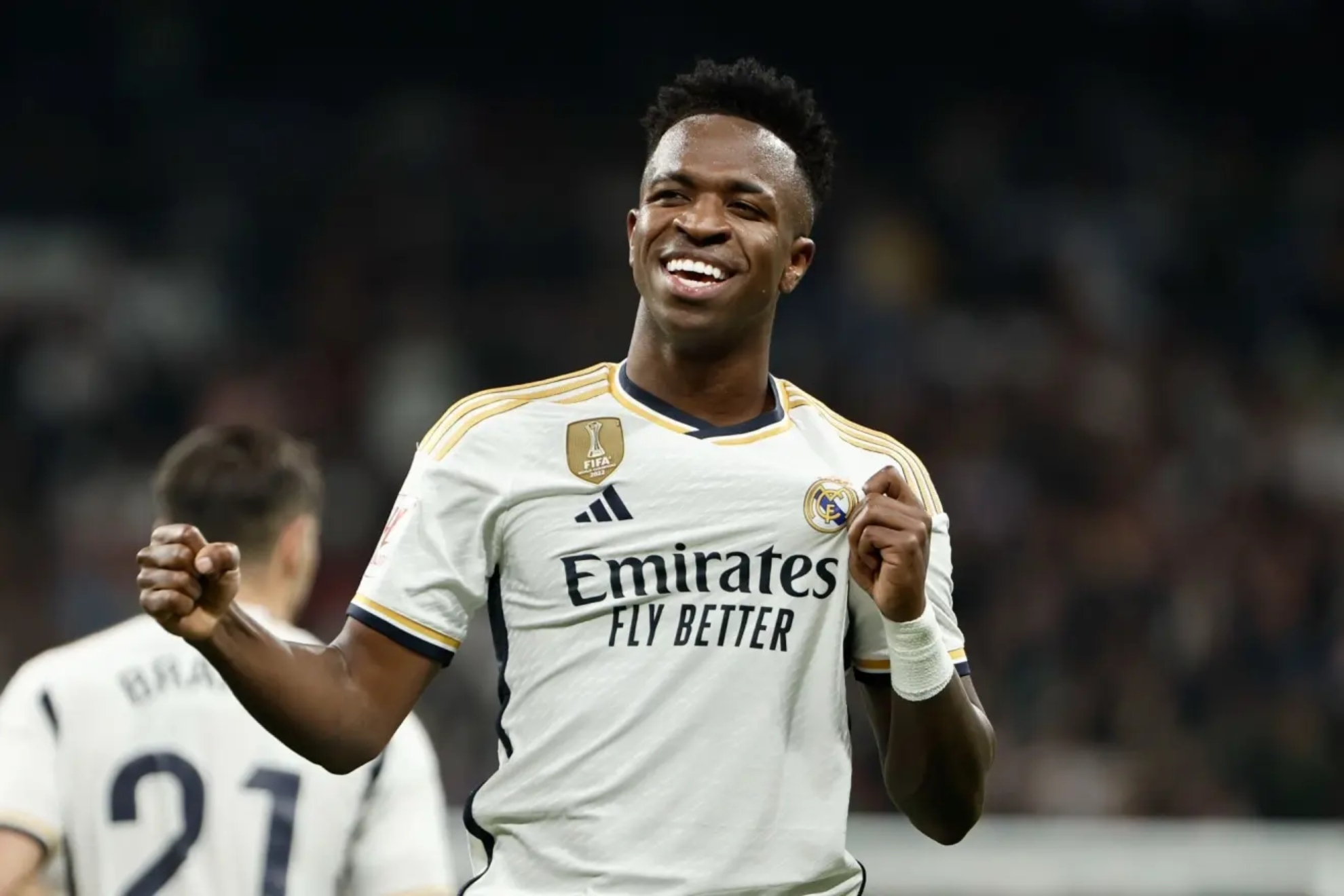 Vinicius, con el Real Madrid