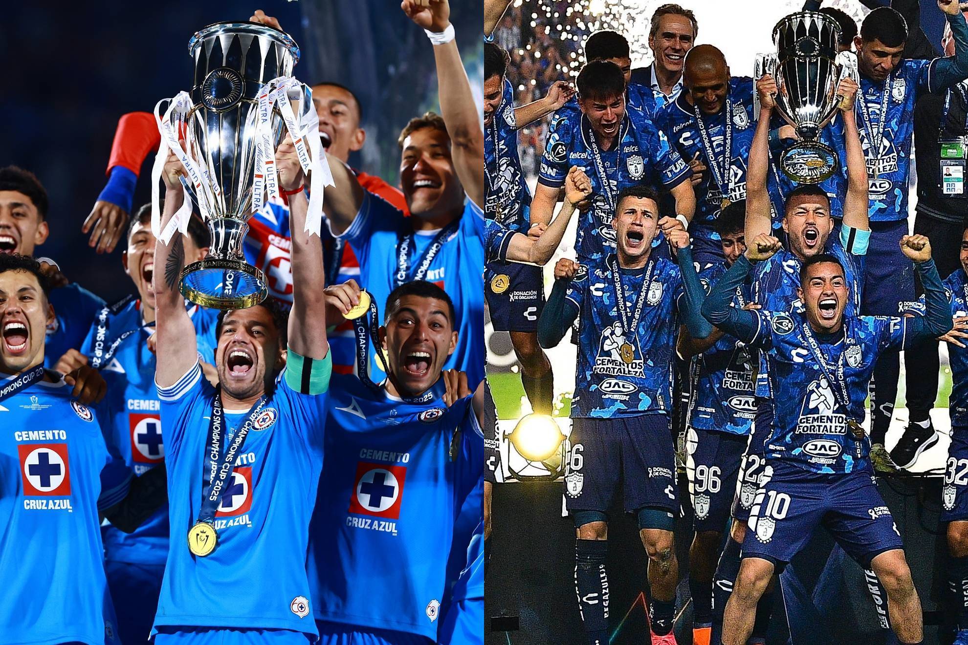 Cruz Azul y Pachuca han sido los últimos dos ganadores de la Concachampions. MEXSPORT