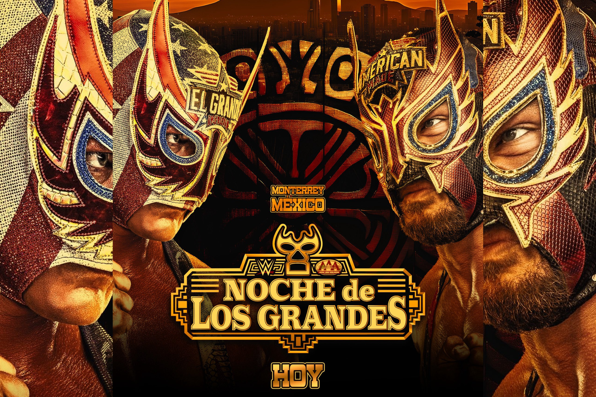 ¿Dónde ver AAA Noche de Los Grandes y a qué hora ver el Máscara vs Máscara del Grande Americano contra el Original? /ESPECIAL X@MPenaAAA