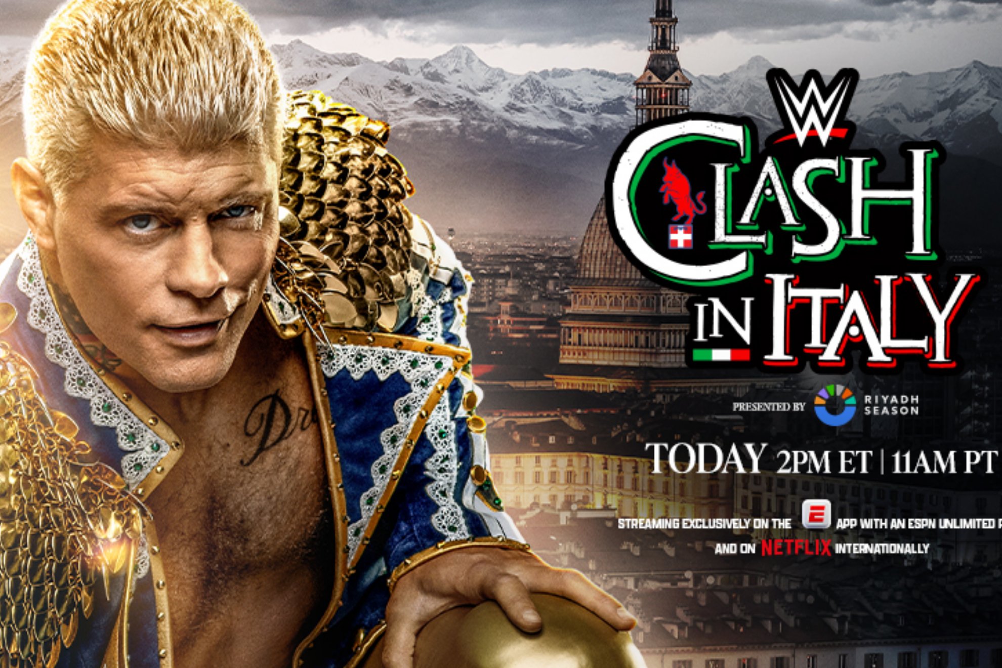 Dónde ver WWE Clash in Italy 2026: Cartelera completa, horario y transmisión en México / X @WWE