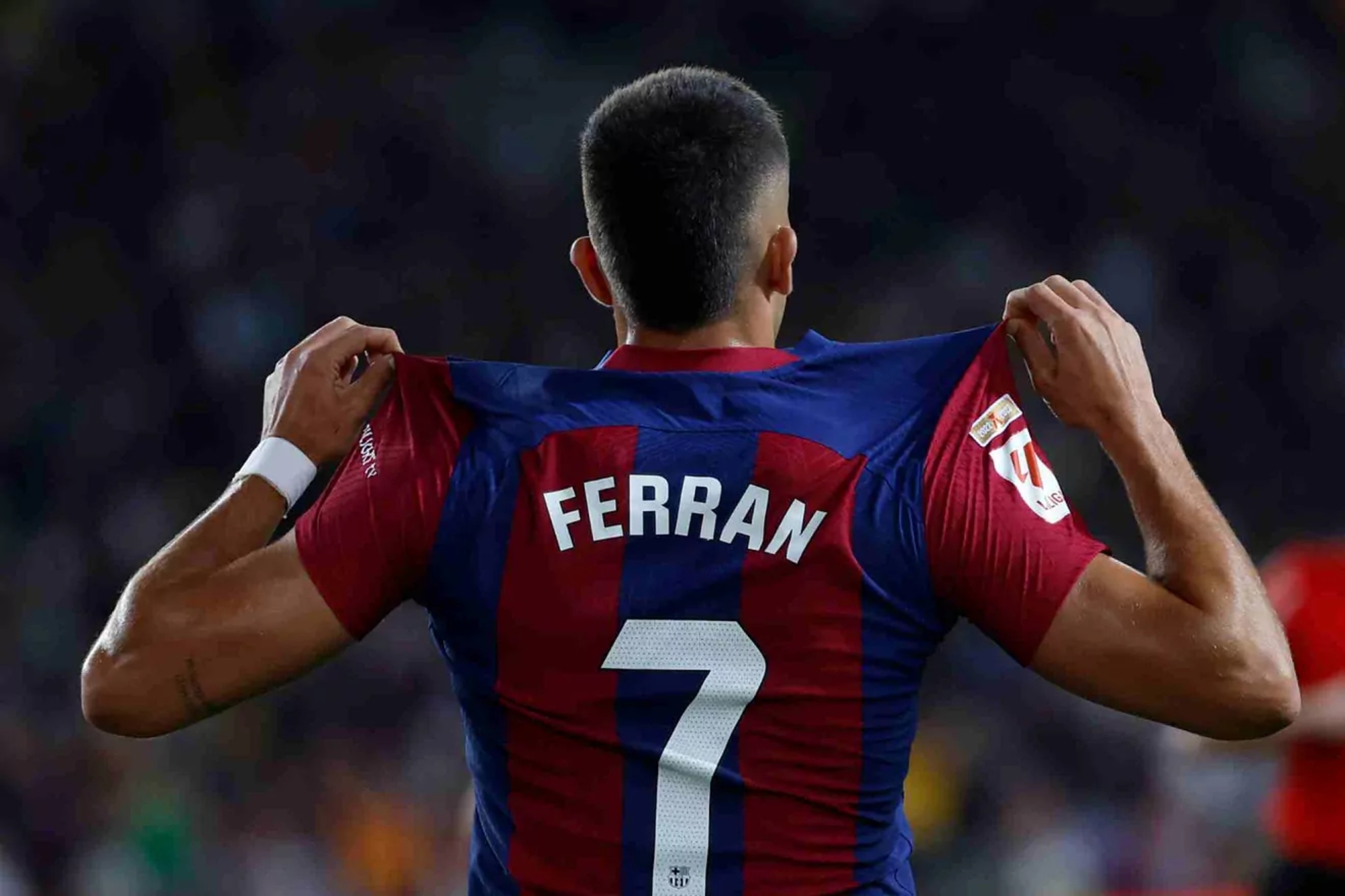 Ferran celebra un gol con el Barcelona LAPRESSE