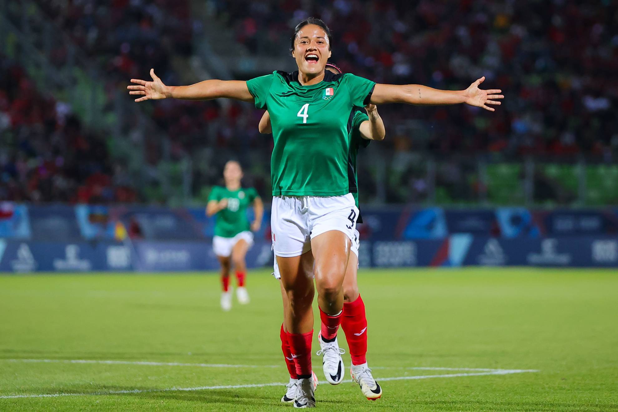 Rebeca Bernal hizo el gol que le dio el oro a la Selección Mexicana Femenil / @miseleccionfem