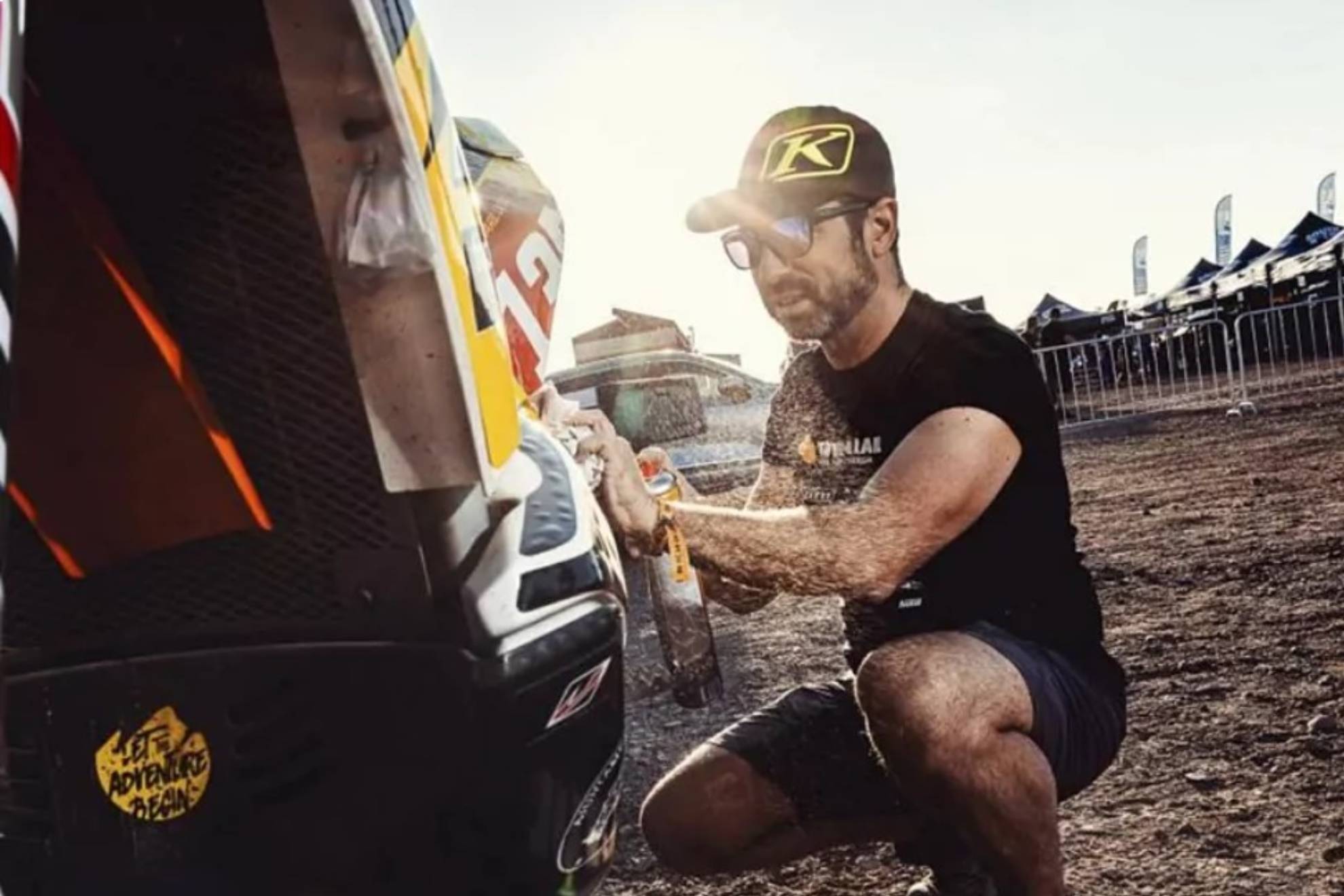 Falcón, en una imagen de su equipo TwinTrail Racing Team