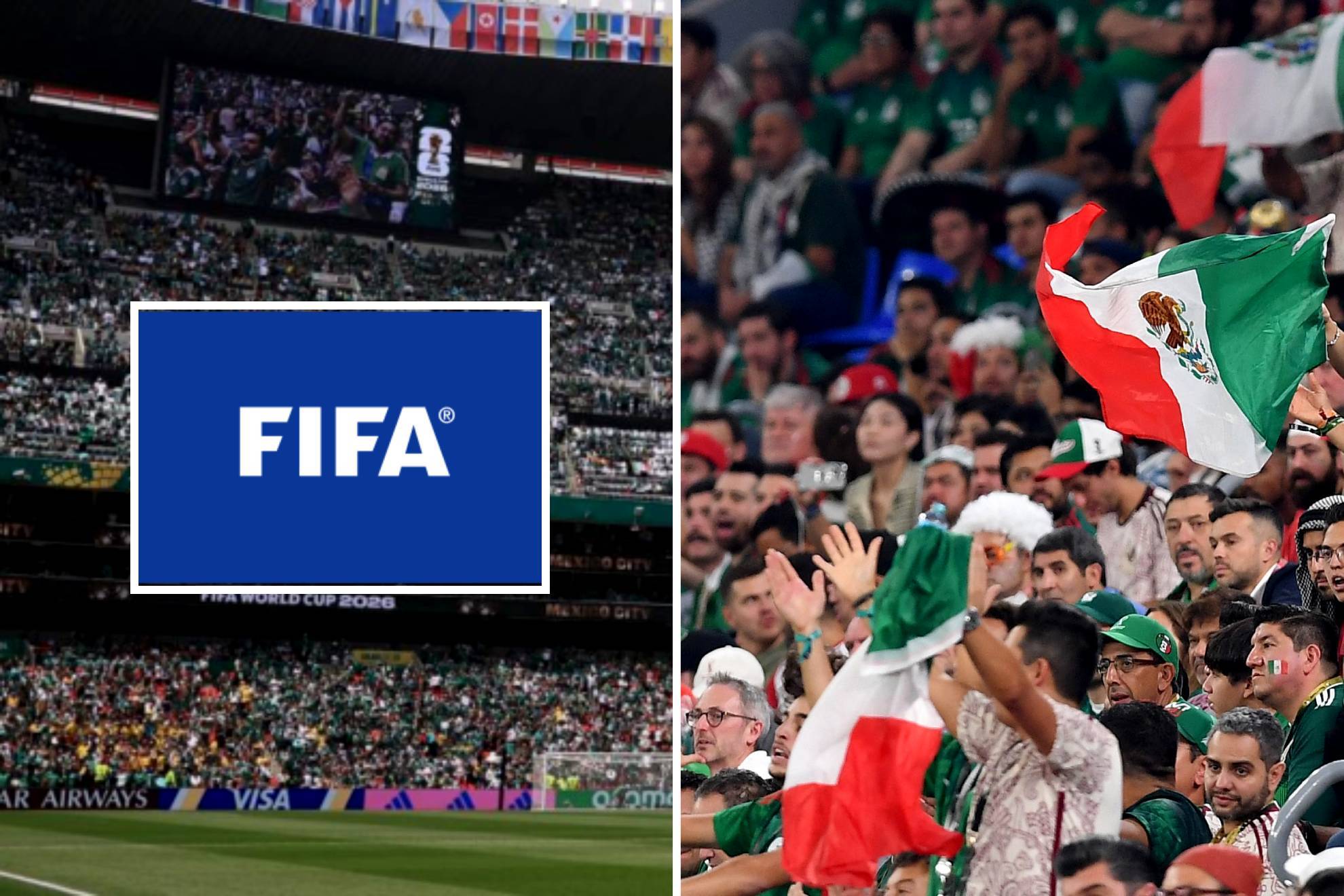 Butacas inexistentes en juego del Estadio Azteca; polémica en el ...