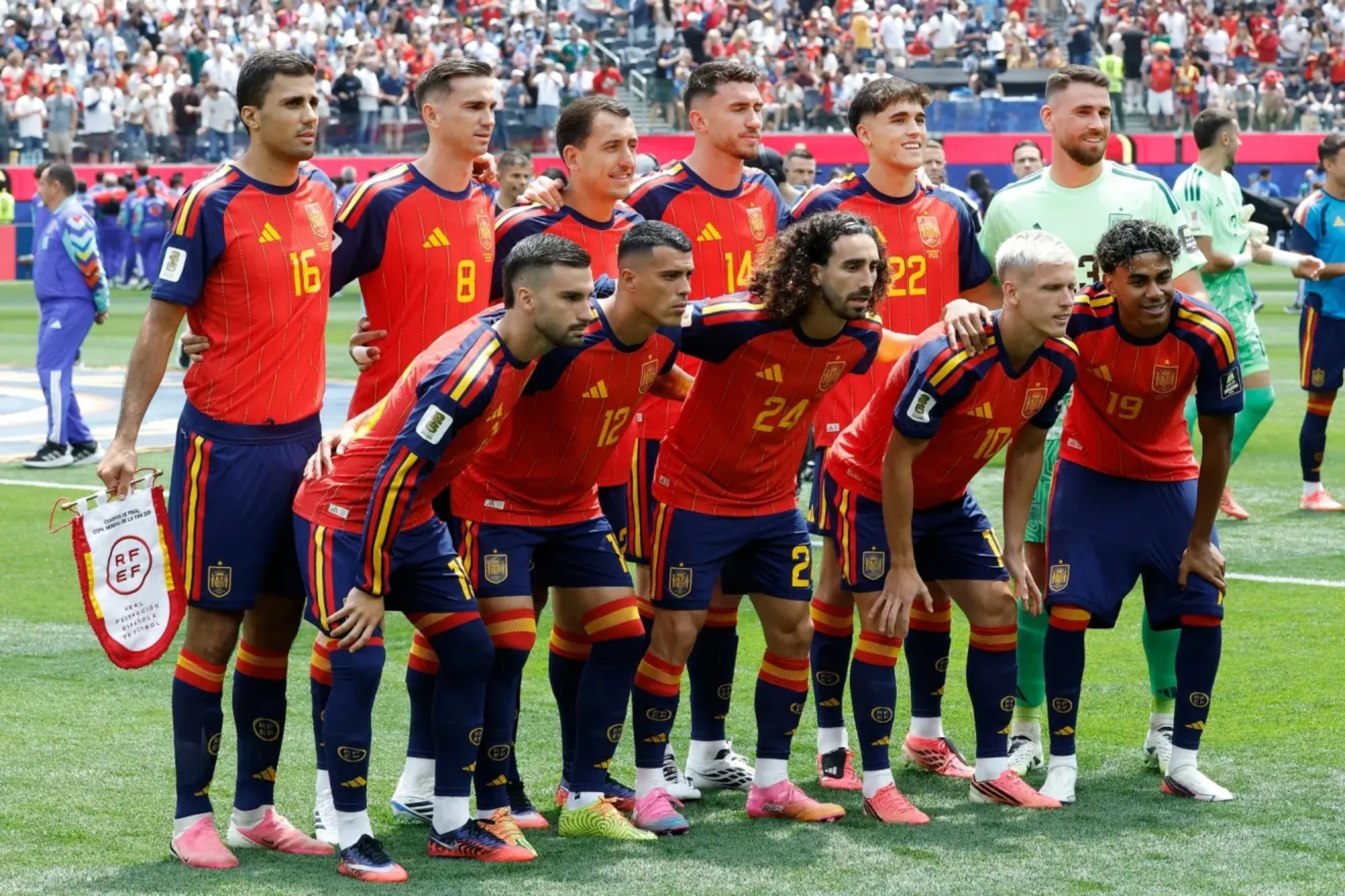 El once campeón de España CHEMA REY