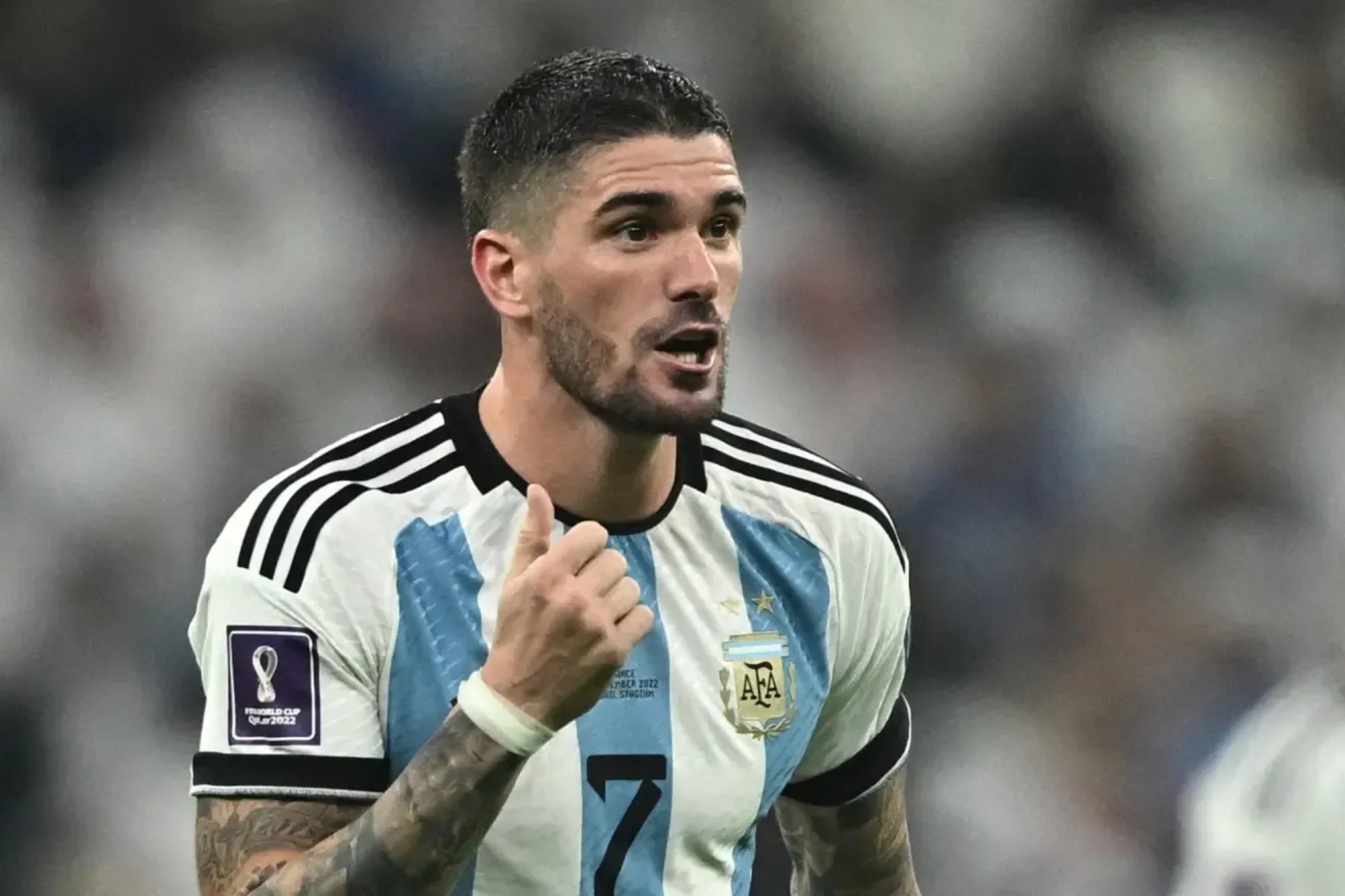 De Paul, con Argentina REUTERS