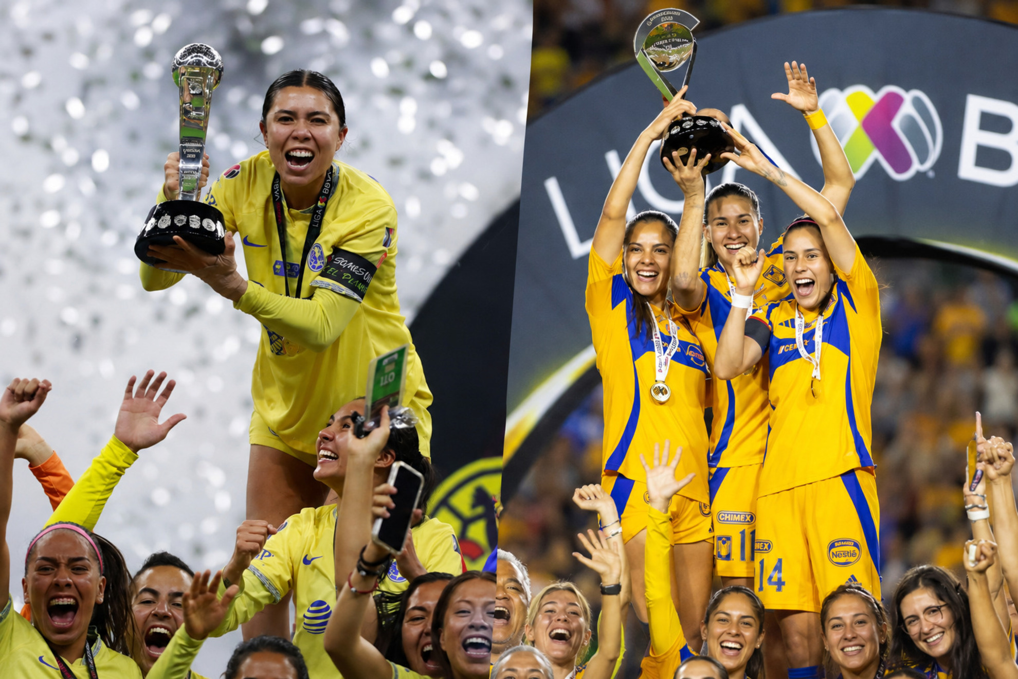 América vs Tigres Femenil se enfrentan por Campeón de Campeonas 2025-26 MexSport