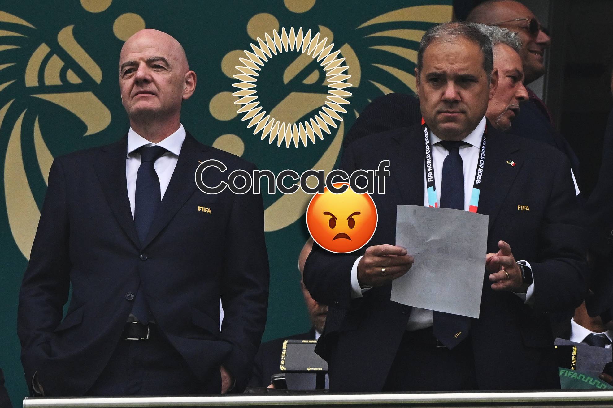 Gianni Infantino (FIFA) junto a Victor Montagliani (Concacaf) durante el Mundial 2026 / Mexsport