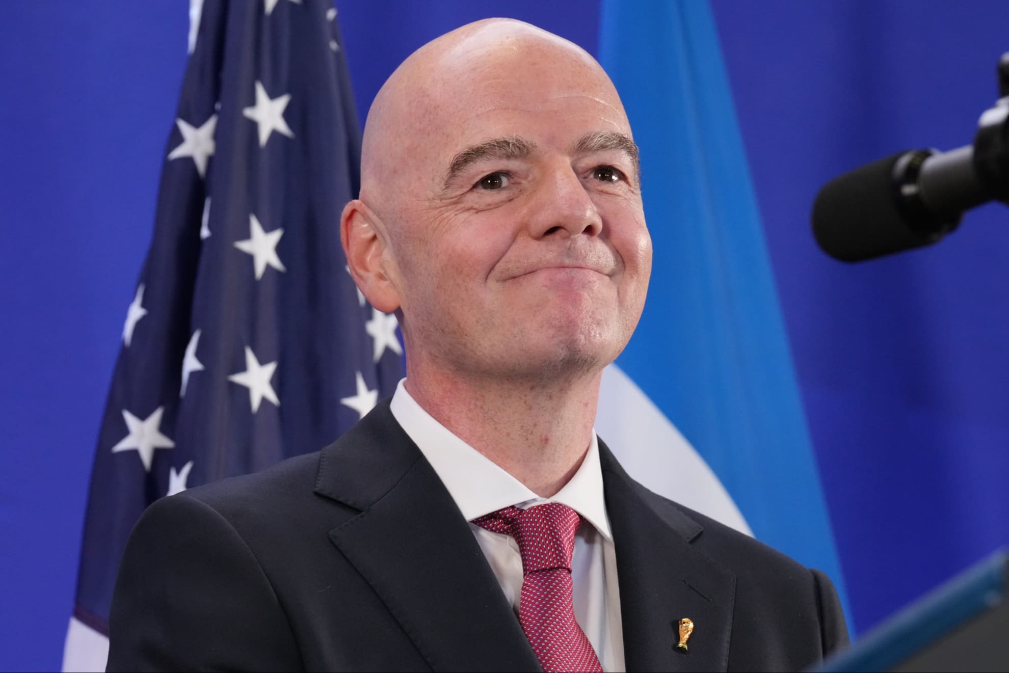El presidente de FIFA, Gianni Infantino, emitió un comunicado oficial. LAPRESSE
