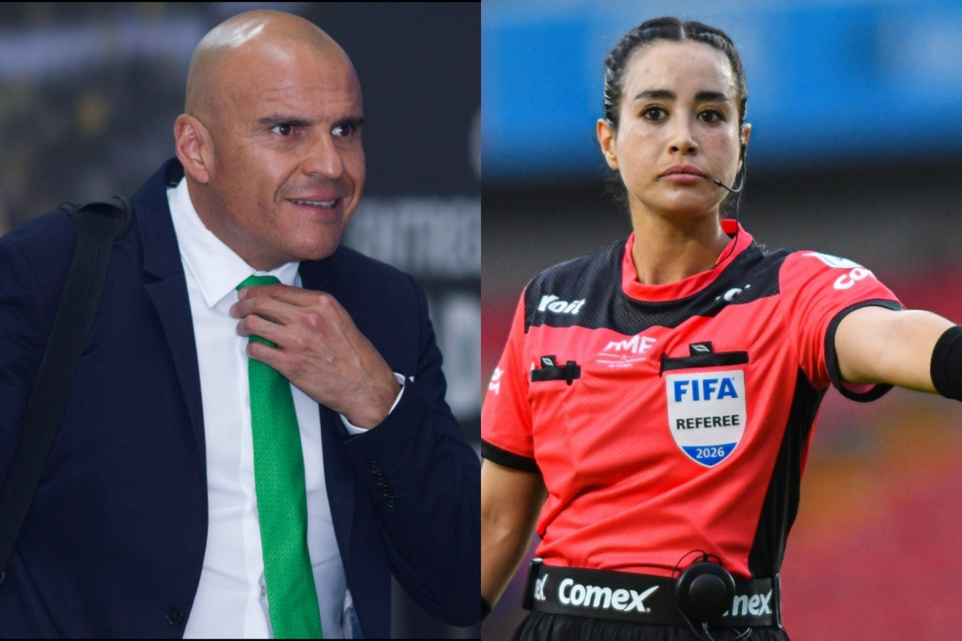Francisco Chacón arremete contra Katía Itzel por su pésimo arbitraje en el Querétaro vs Tigres / ESPECIAL