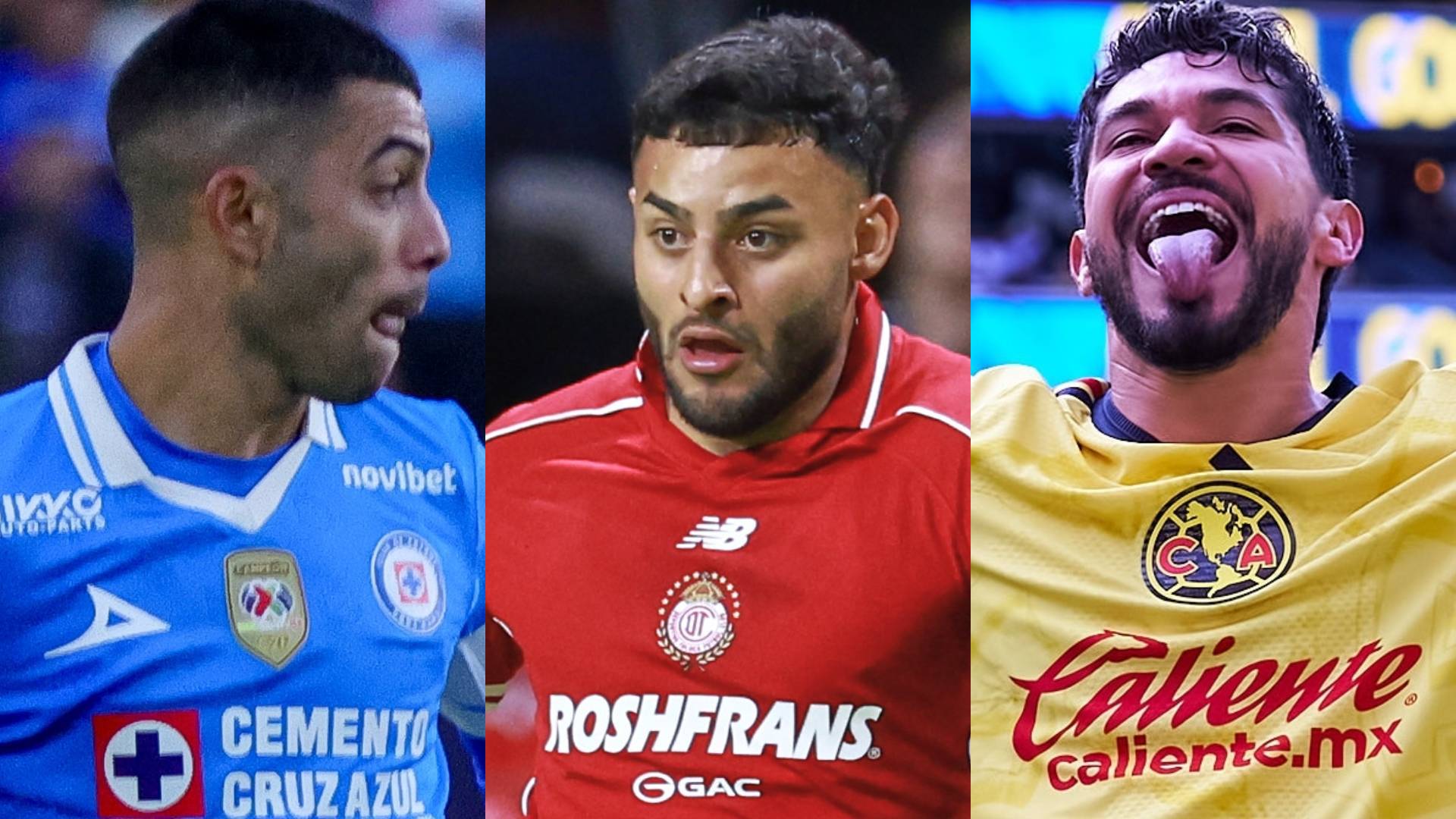 Cruz Azul, Toluca y América en la Leagues Cup 2026. MEXSPORT