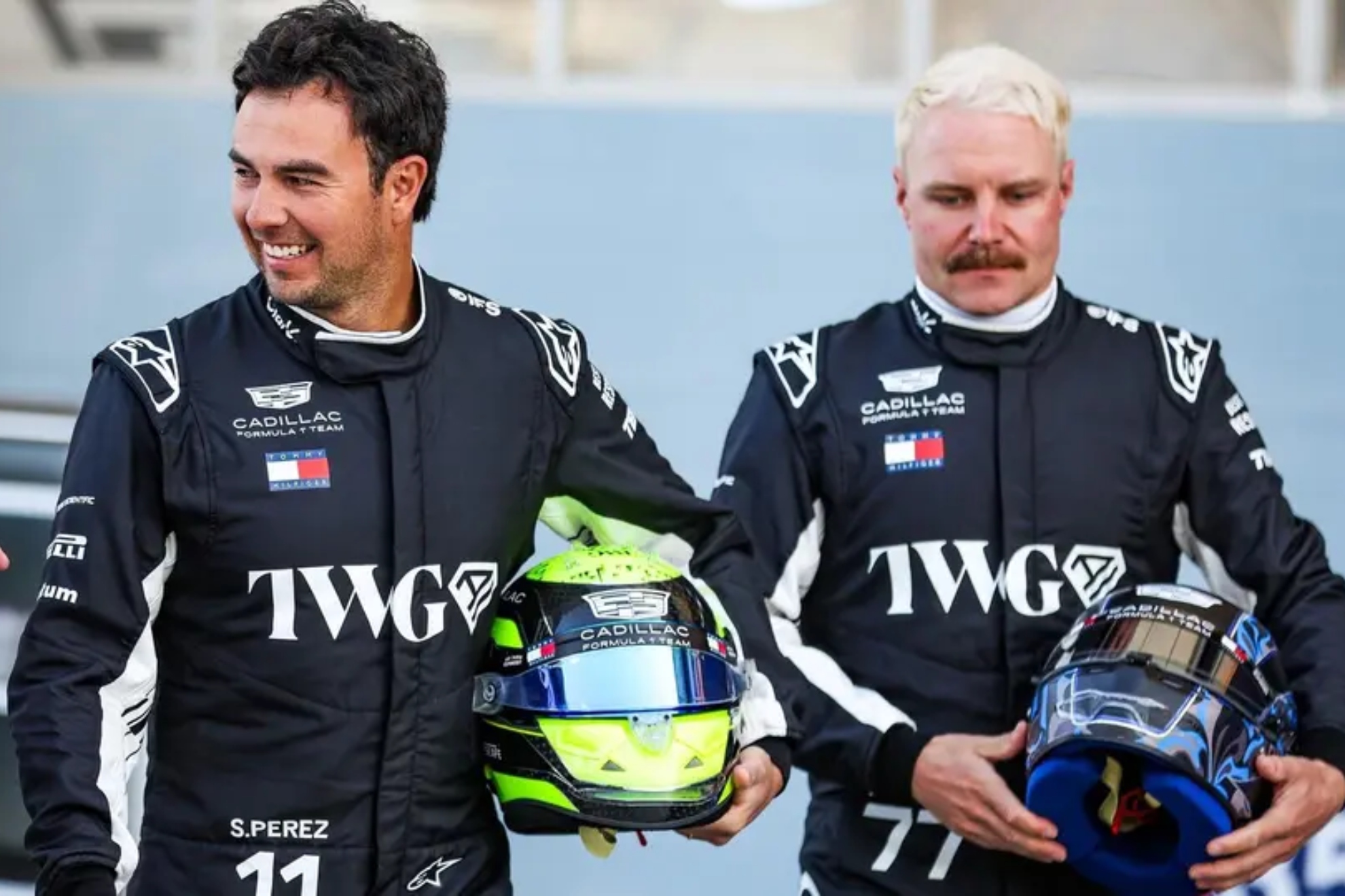 Checo y Bottas, en una imagen de archivo MEXSPORT