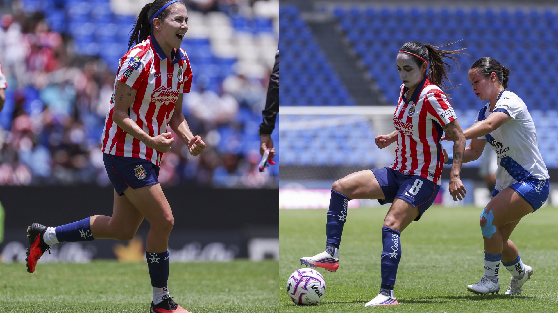 Chivas femenil le sacó la victoria a Puebla. X Chivas Femenil