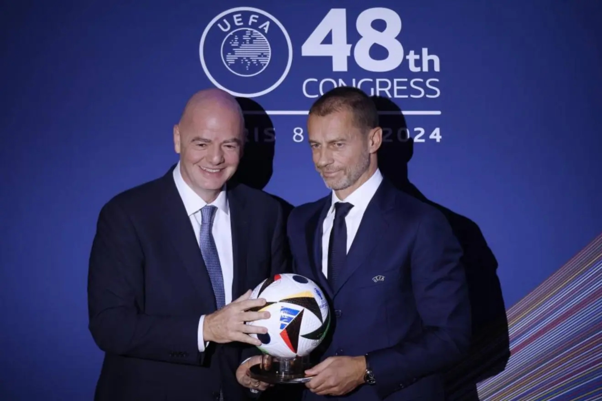 Infantino y Ceferin EFE