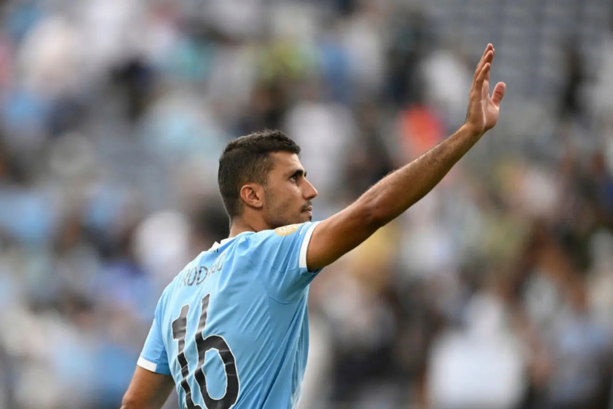 Rodri, con el City LAPRESSE