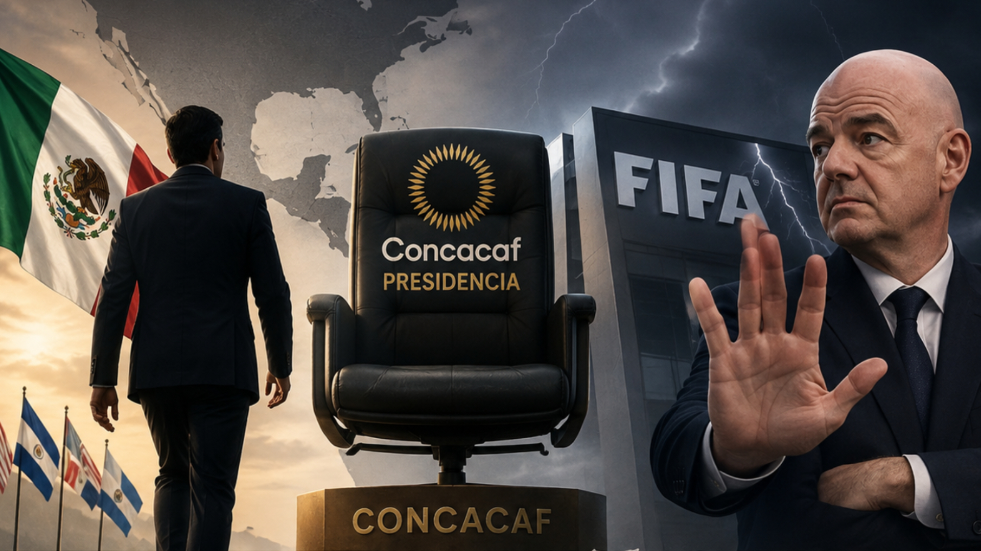 Mientras la FMF apoya a Infantino, la Concacaf se une a las demás confederaciones en su contra. IA