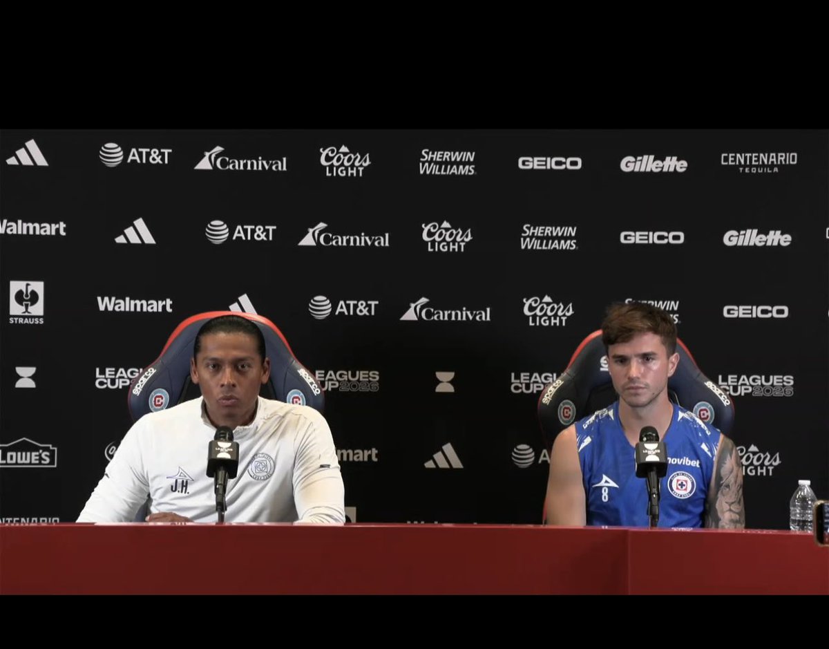 Joel Huiqui durante rueda de prensa de la leagues Cup 2026 / ESPECIAL