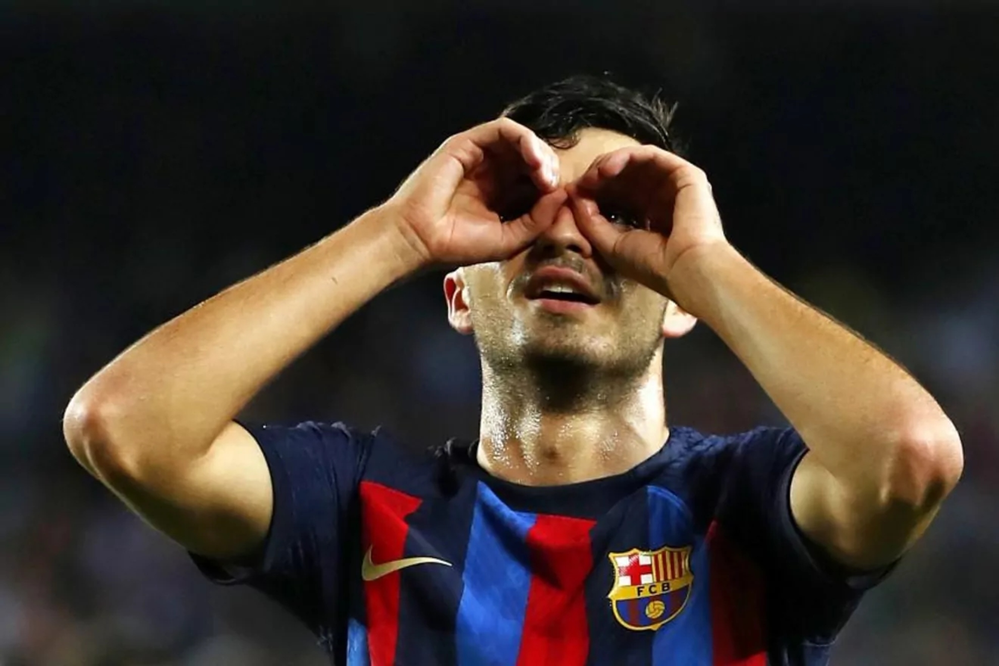 Pedri, con el Barcelona AP