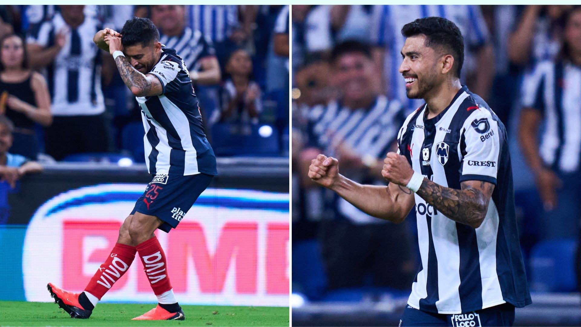 Orbelín Pineda anota su primer gol en su regreso a la Liga MX con Rayados / ESPECIAL