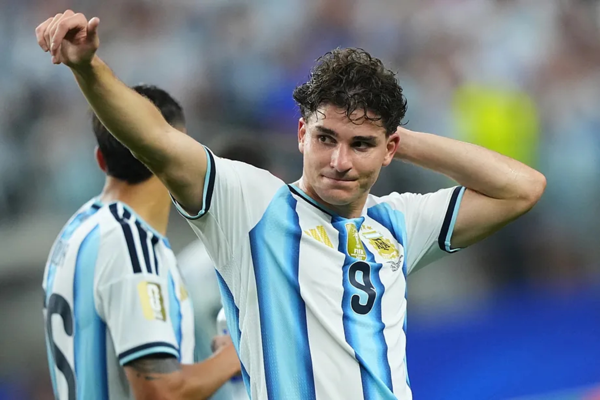 Julián Álvarez, con Argentina EFE