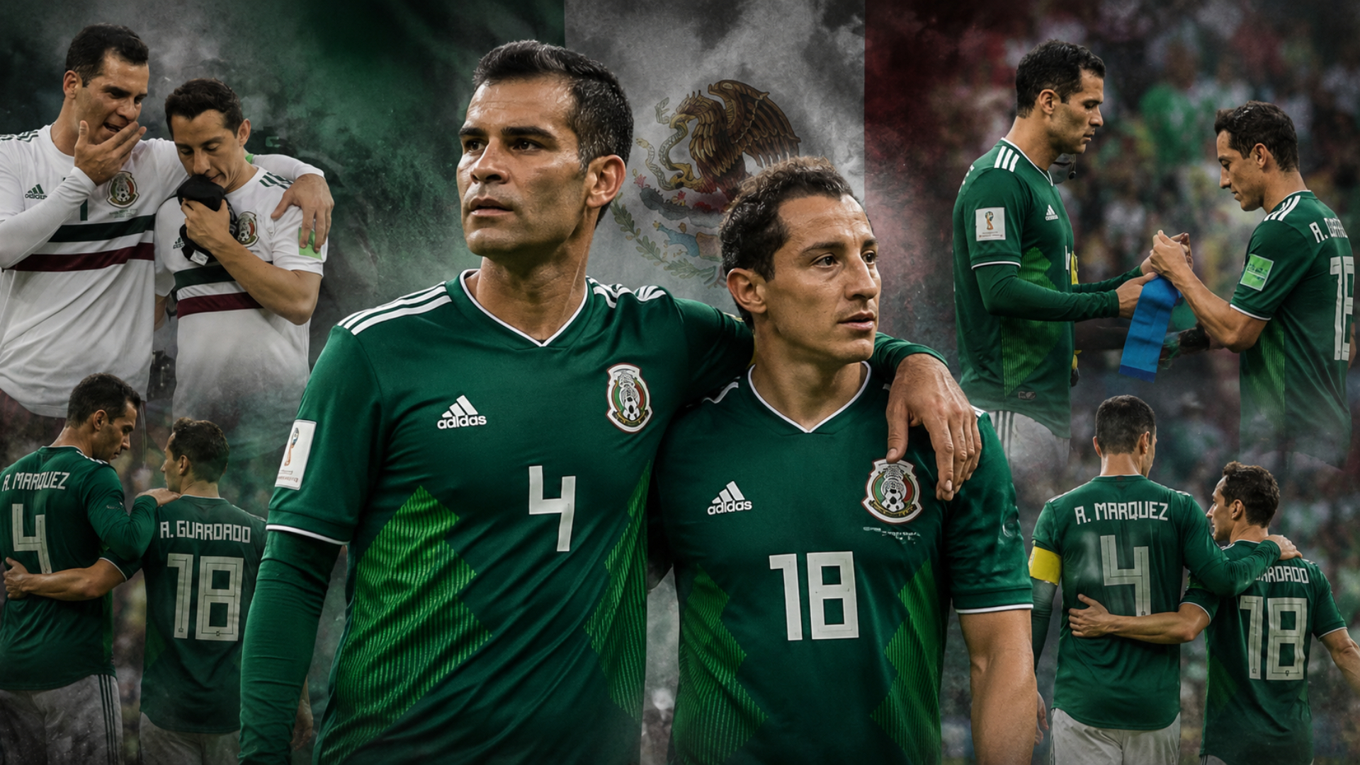 Rafael Márquez y Andrés Guardado. IA