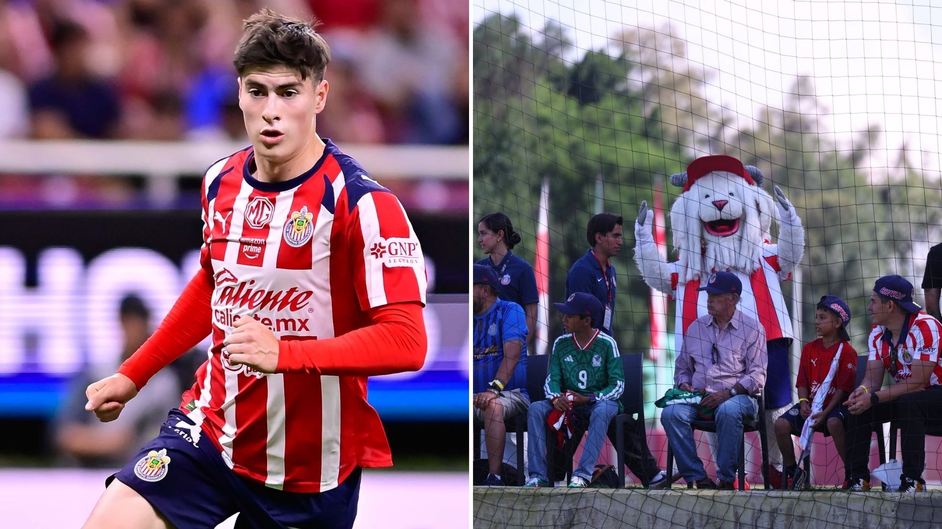 Pequeño fan de Chivas lanza 'advertencia' a Hormiga González / ESPECIAL