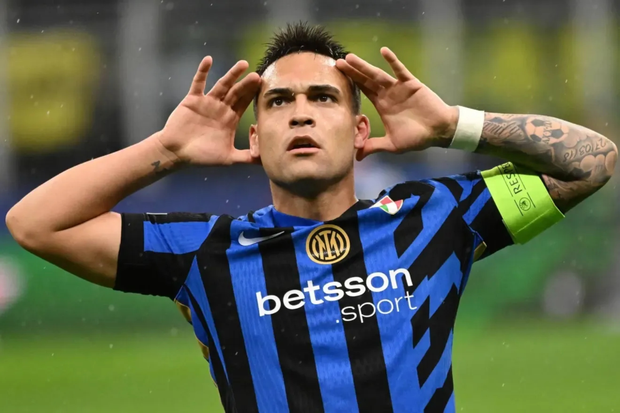 Lautaro Martínez celebra un gol con el Inter EFE