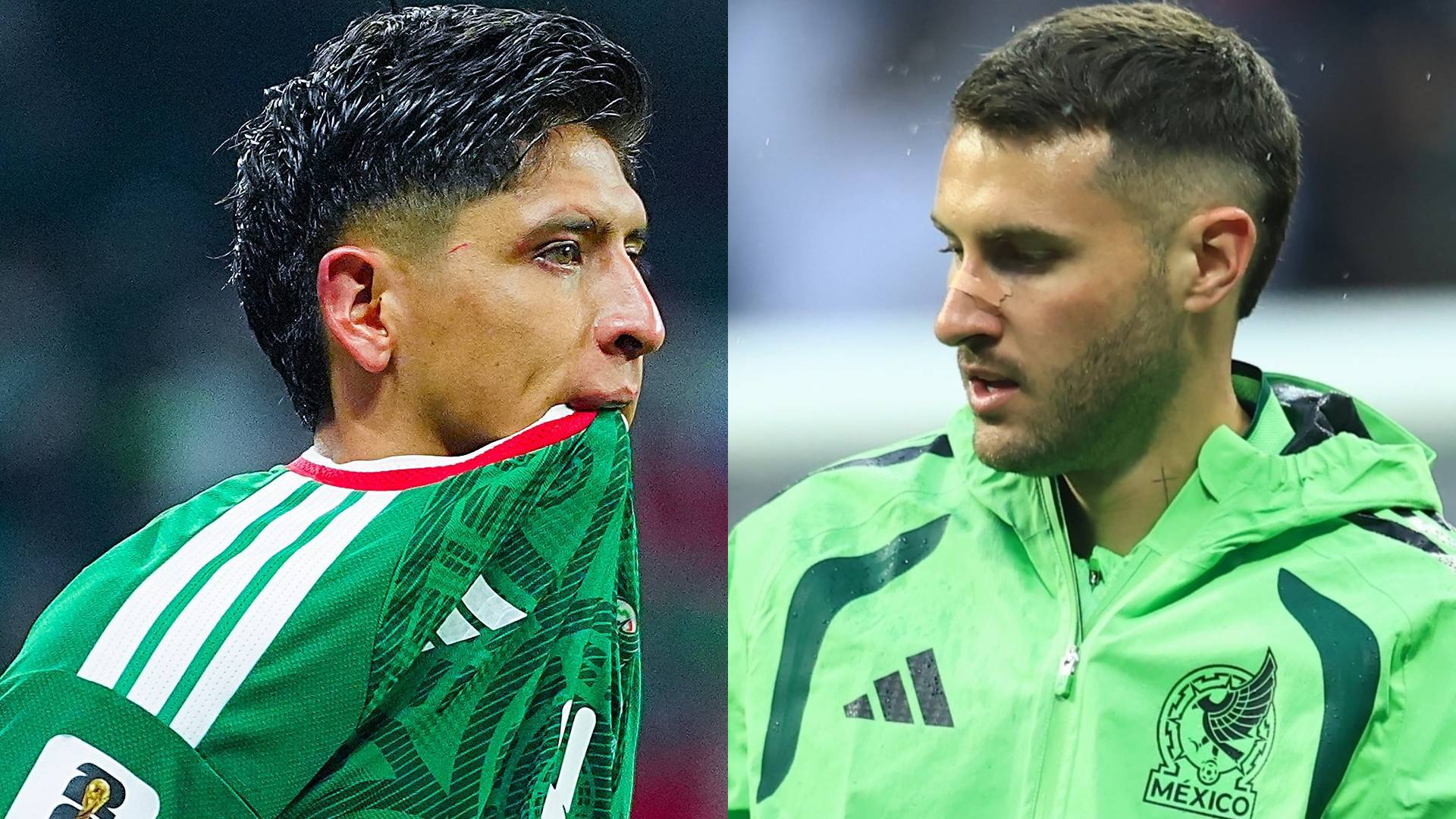 Edson Álvarez y Satiango Giménez. MEXSPORT