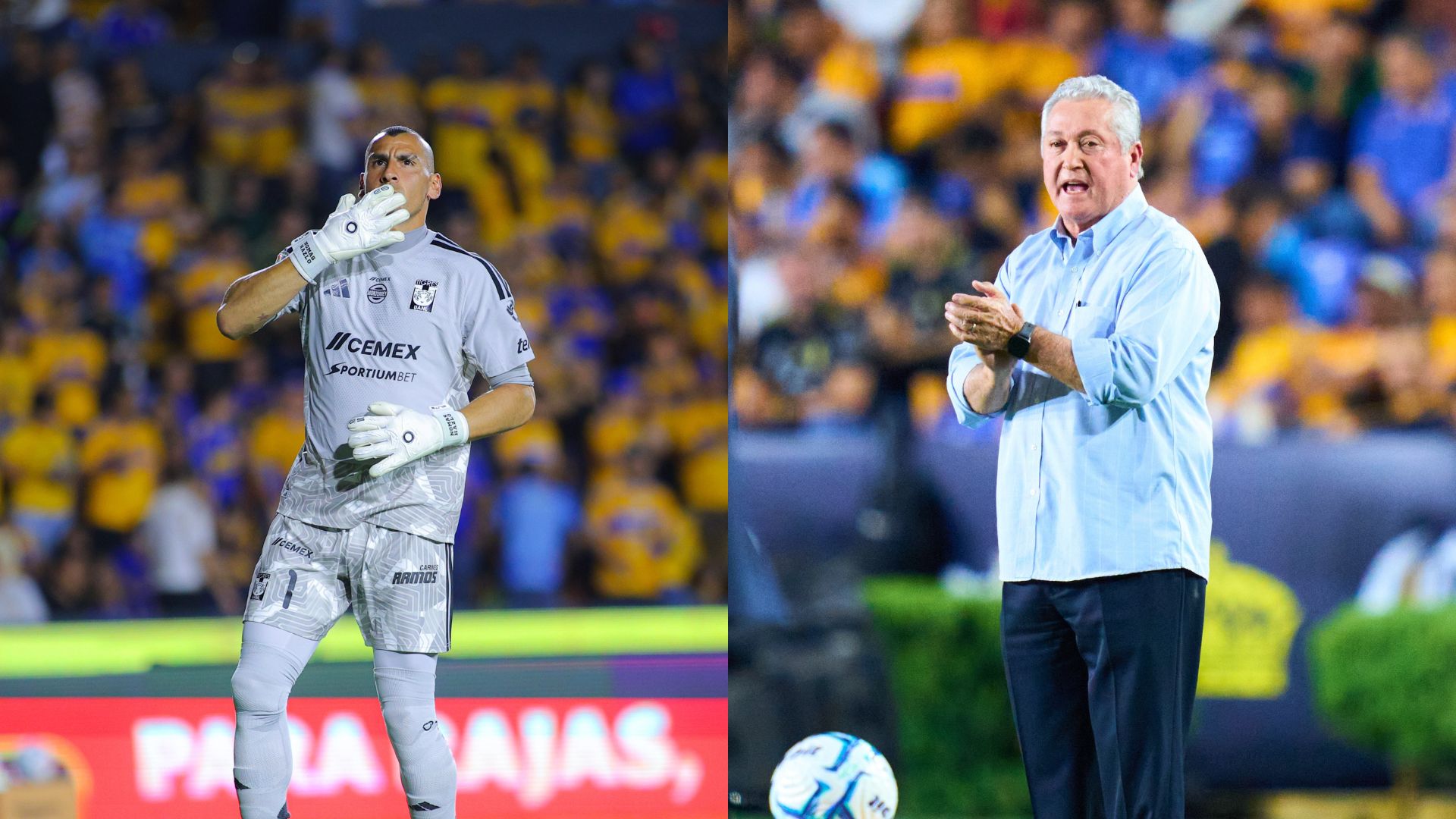 El Patón Guzmán detuvo un penal cuando el partido seguía empatado y sostuvo a unos Tigres que volvieron a sufrir frente al arco. / ESPECIAL MEXSPORT