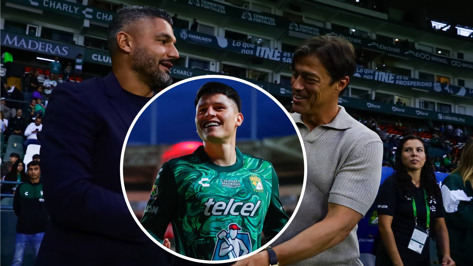 Javier Gandolfi, Daniel Arcila y Matías Almeyda MEXSPORT
