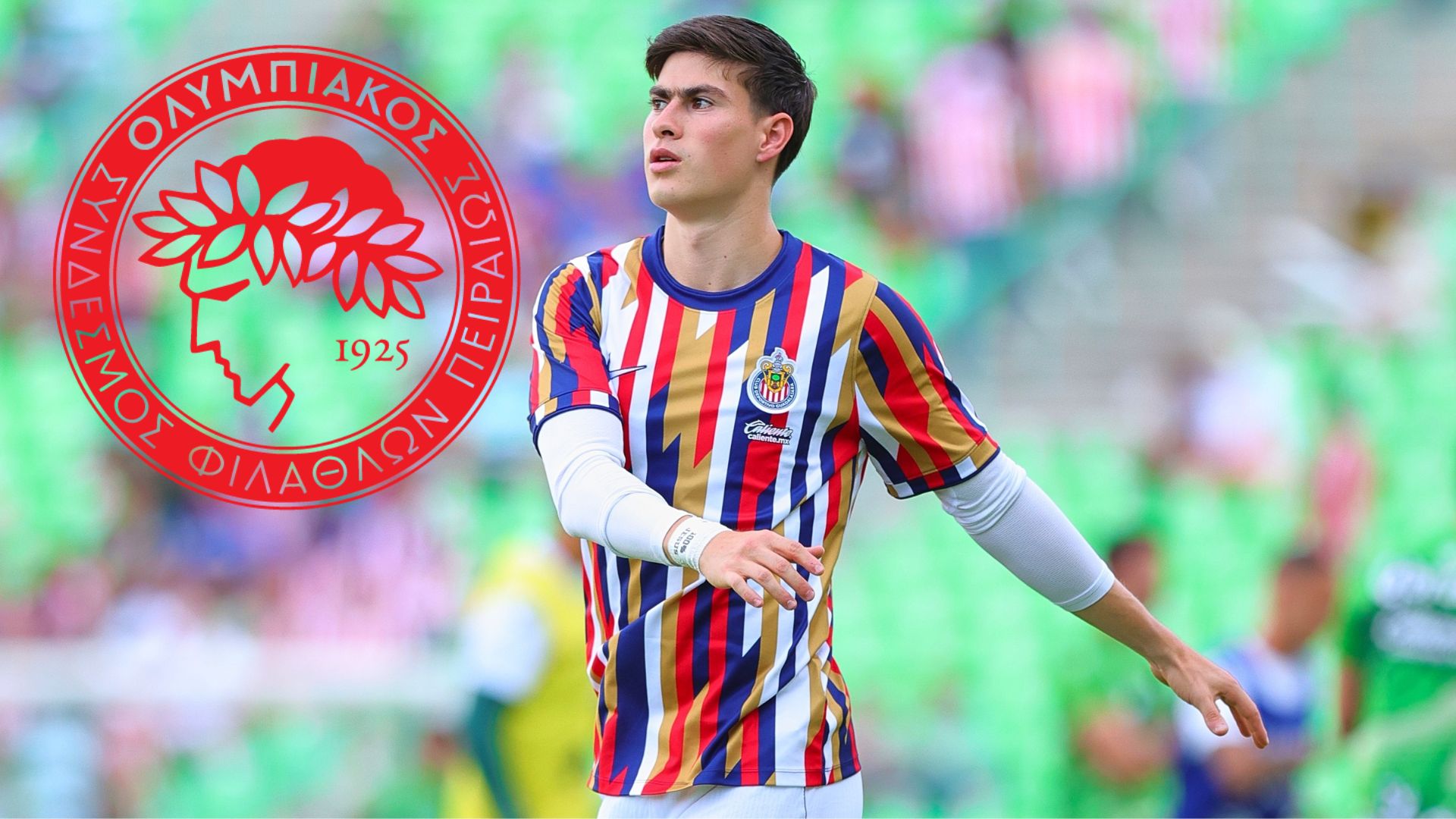 Armando González dejó la Liga MX para cumplir el sueño europeo con el Olympiacos, un reto que llega en un momento clave de su joven carrera. / ESPECIAL MEXSPORT