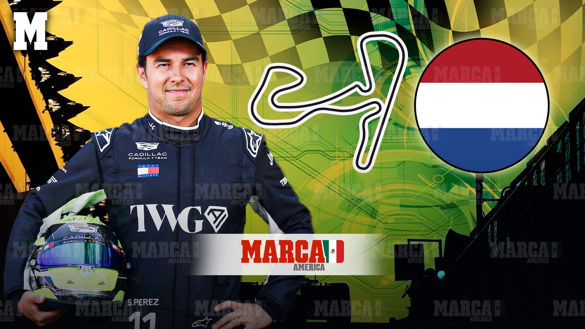 Sergio Pérez en el Gran Premio de Países Bajos Especial