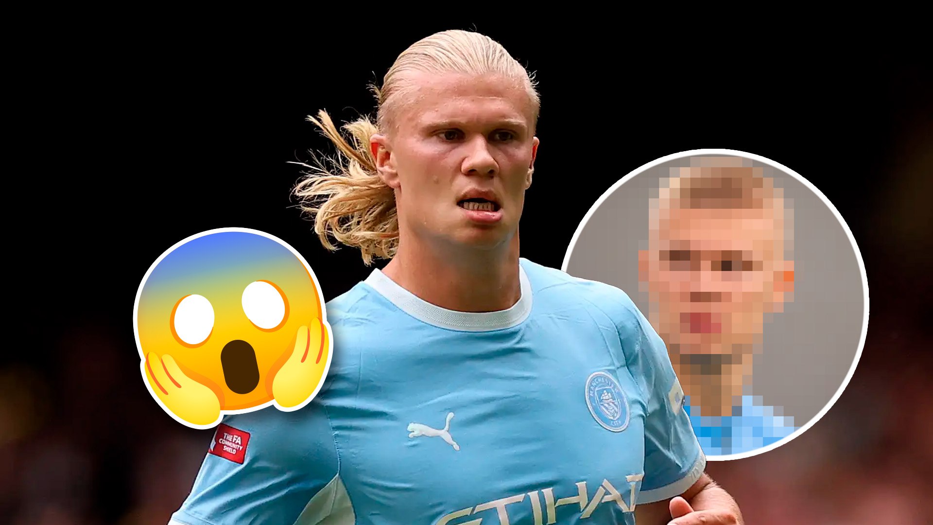 Con algo de nervios, el delantero noruego se despidió de su característica cabellera rubia para apostar por un corte mucho más radical. El cambio provocó la sorpresa de Zlatan Ibrahimović, quien reaccionó con incredulidad al nuevo look de Erling Haaland.