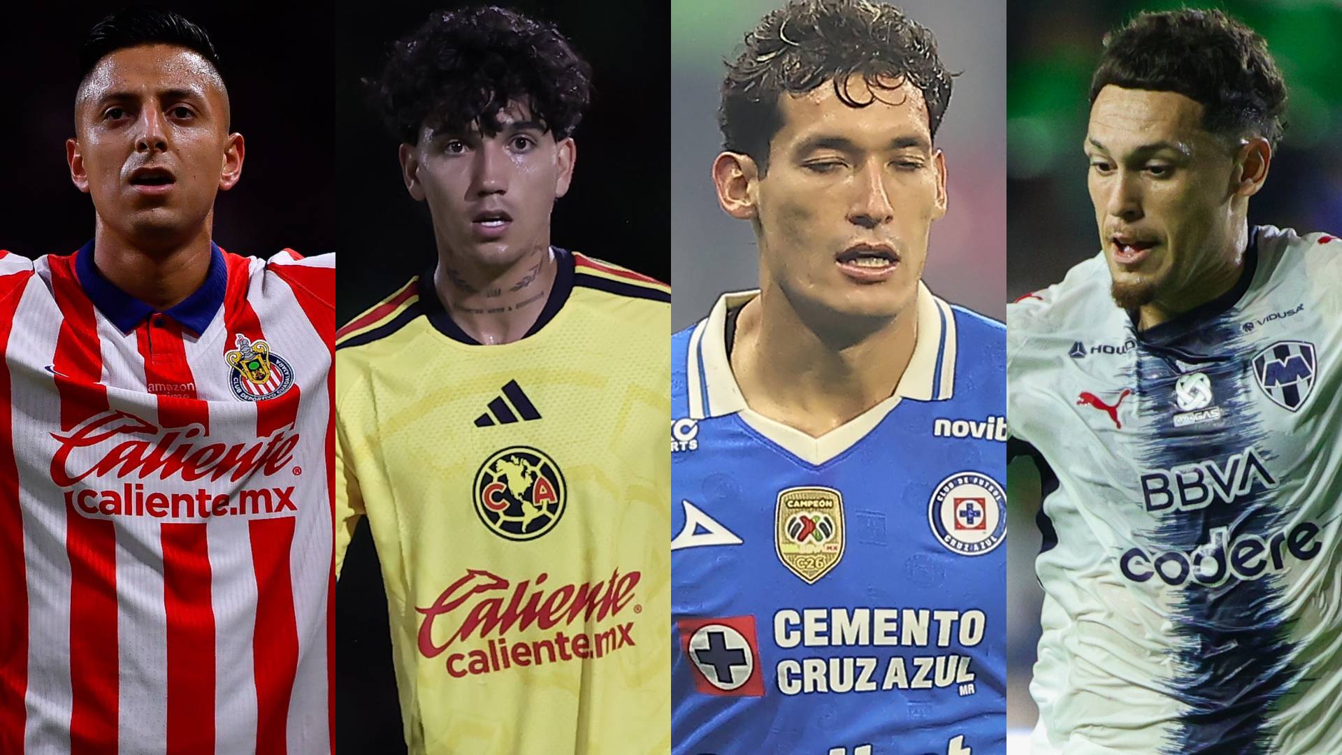Guadalajara, América, Cruz Azul y Monterrey. MEXSPORT