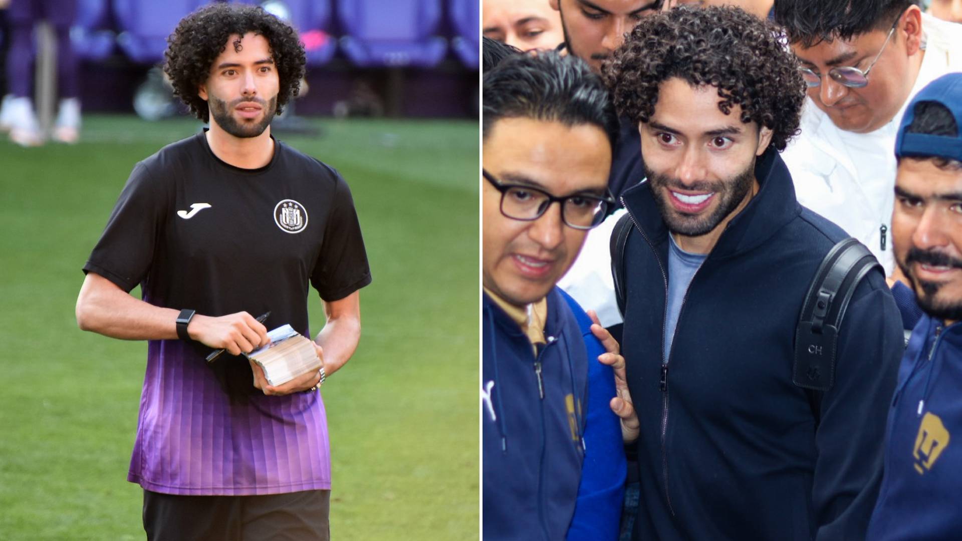 César Huerta ya está en México para integrarse a Pumas / IG: Analisis Pumas - Anderlecht Online